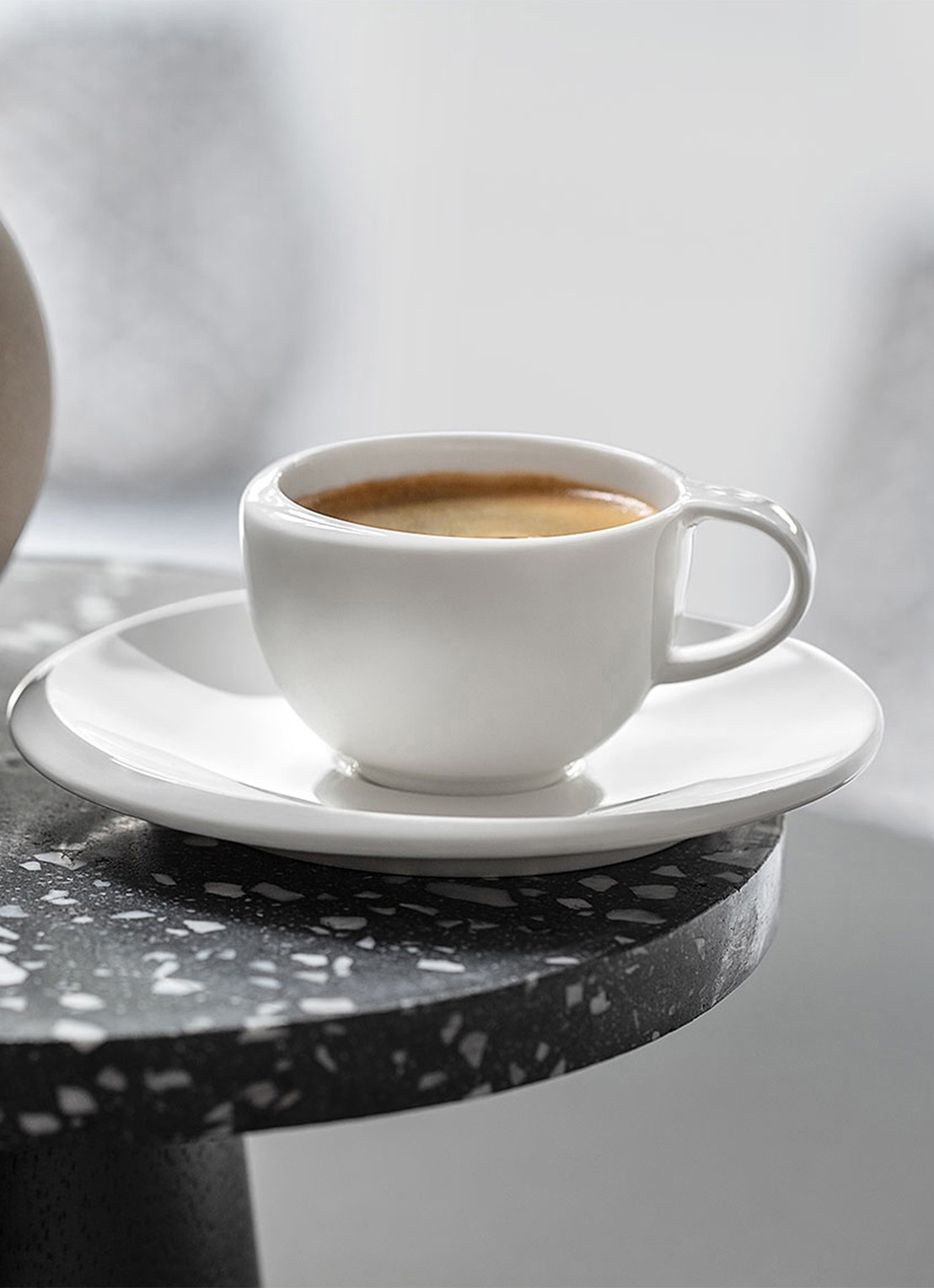 Villeroy & Boch NewMoon espressokopje 10 cl - detail 3 creme