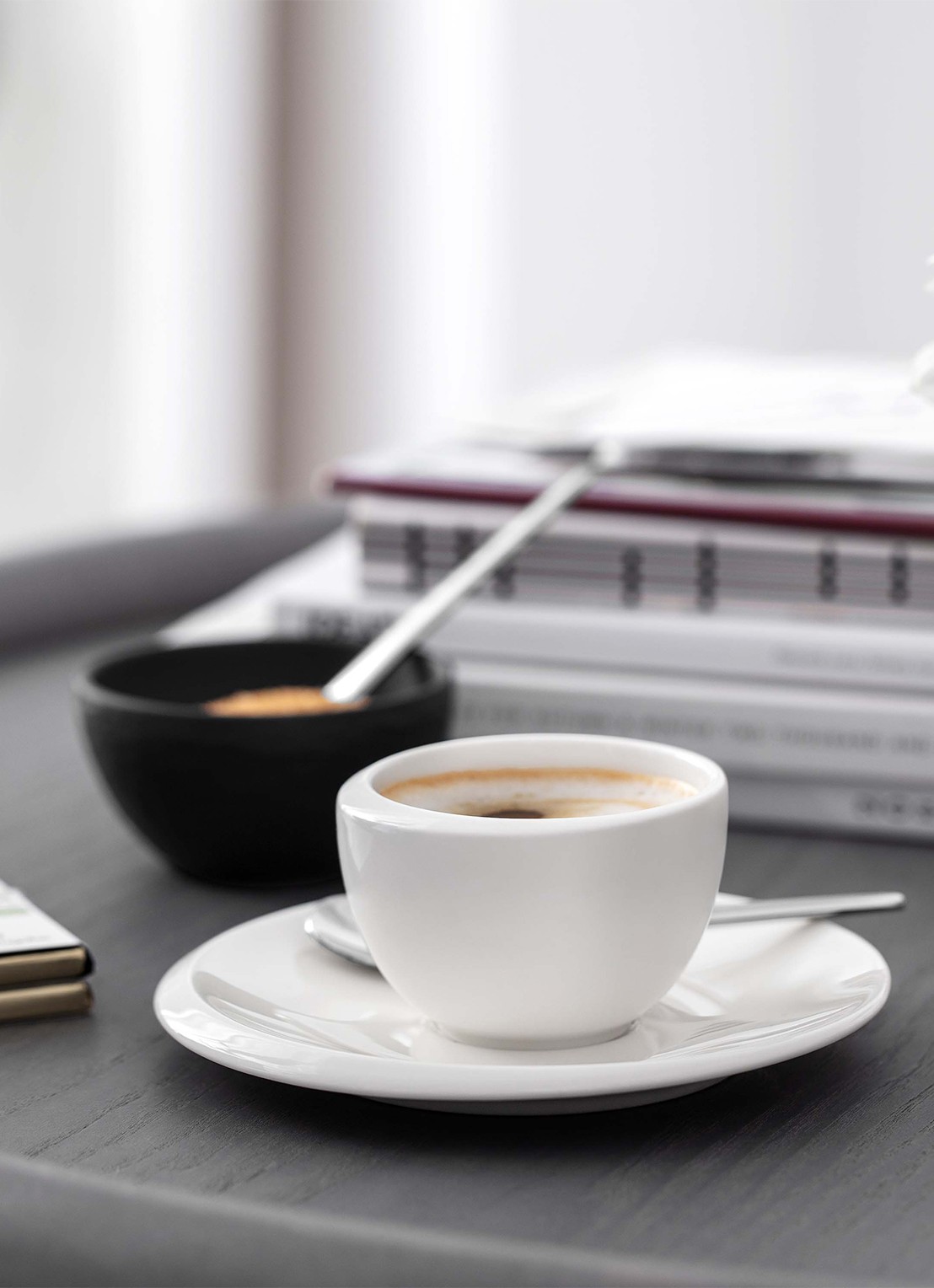 Villeroy & Boch NewMoon espressokopje 9 cl - achterkant creme