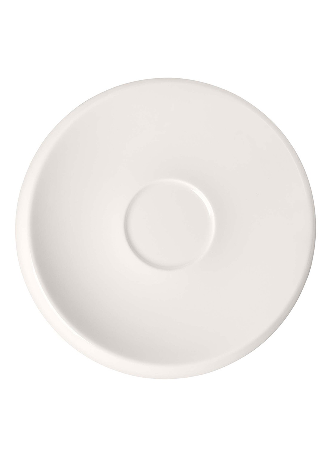 Villeroy & Boch NewMoon koffiekop schotel 17 cm - voorkant 2 creme