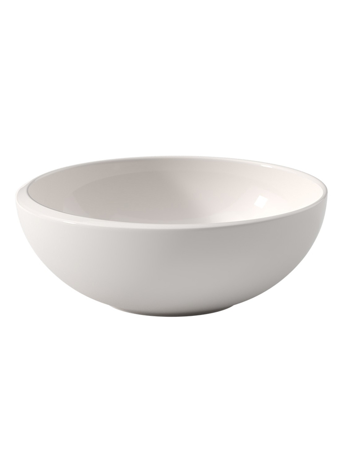 Villeroy & Boch NewMoon kom 18,5 cm - voorkant gebroken wit