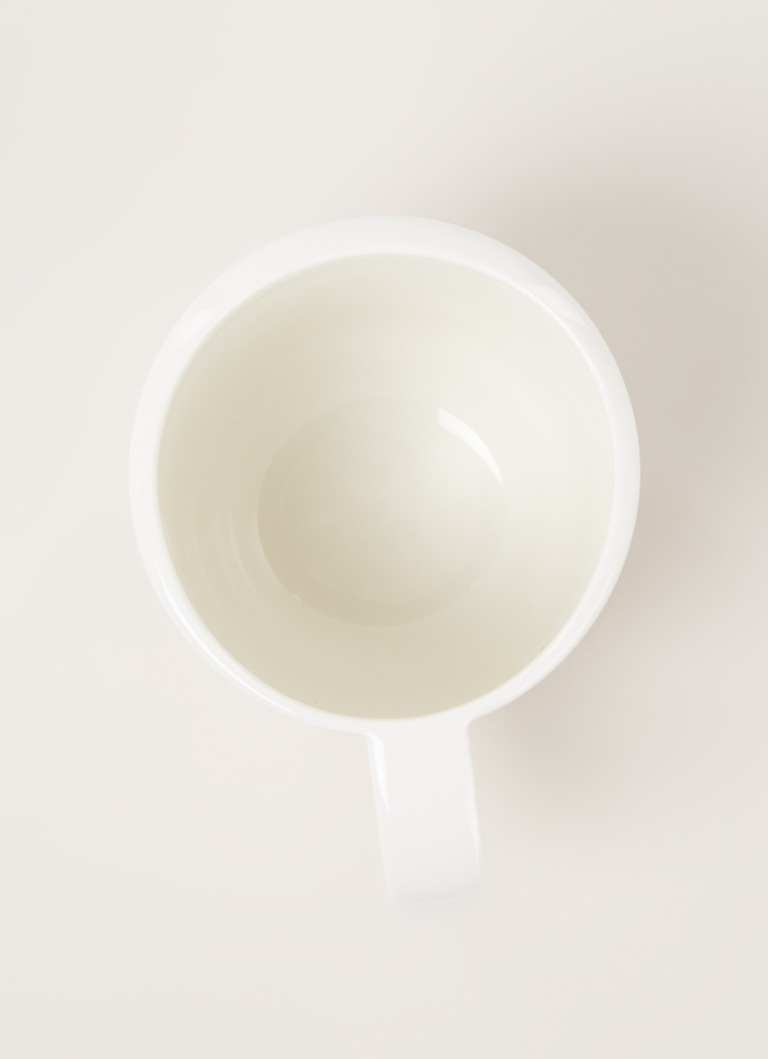 Villeroy & Boch NewMoon mok 40 cl - detail creme