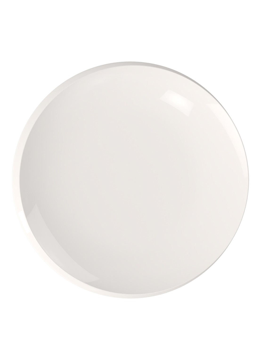 Villeroy & Boch NewMoon ontbijtbord 24 cm - voorkant 3 gebroken wit
