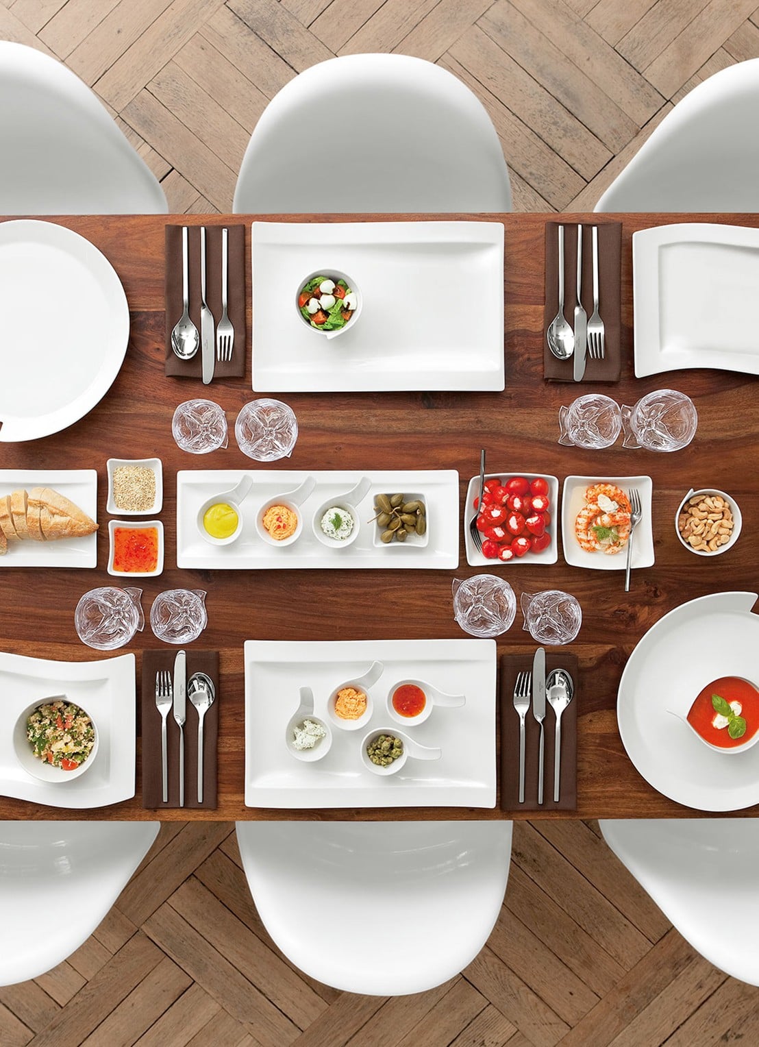 Villeroy & Boch NewWave bestekset 30-delig - detail 4 zilver