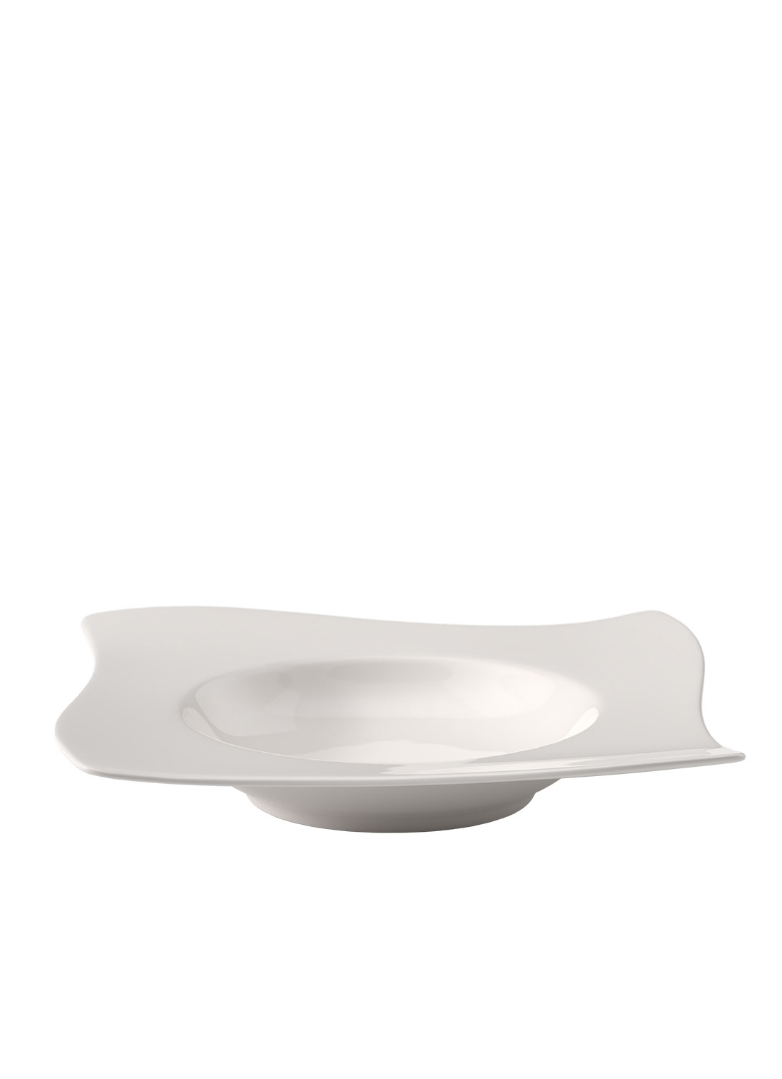Villeroy & Boch NewWave diep bord 24 cm - voorkant 3 gebroken wit