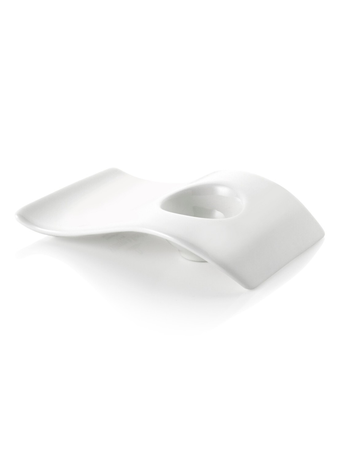 Villeroy & Boch NewWave eierdop 3 cm - voorkant 2 gebroken wit