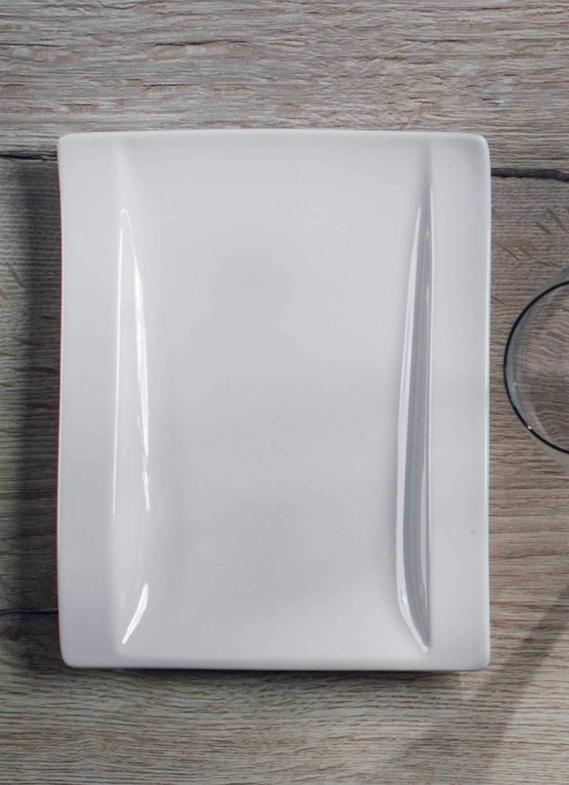 Villeroy & Boch NewWave gebaksbordje 14,5 cm - voorkant 2 gebroken wit
