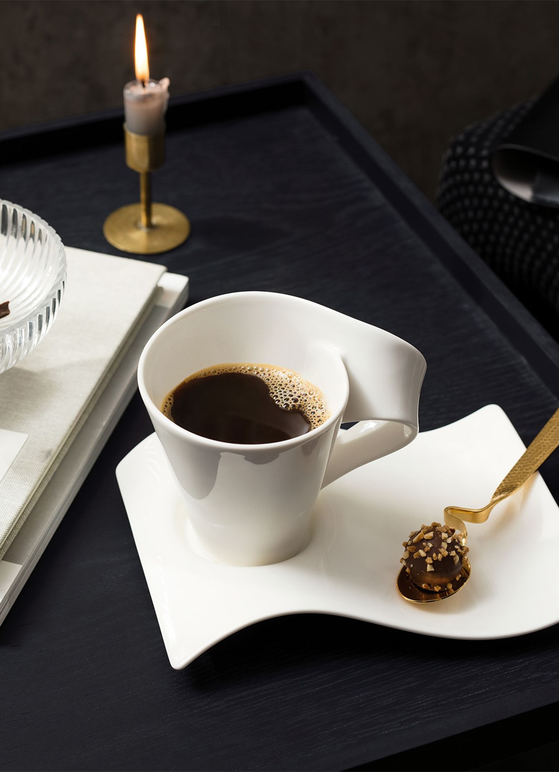 Villeroy & Boch NewWave kopje 25 cl - achterkant gebroken wit