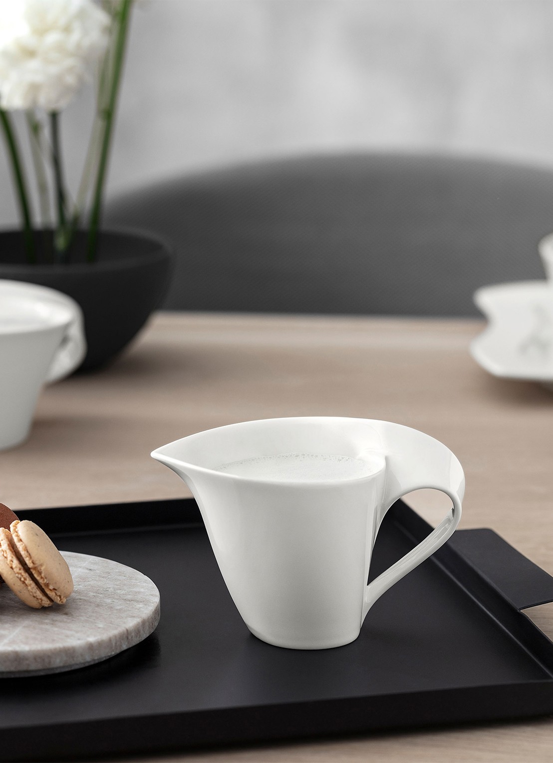 Villeroy & Boch NewWave melkkan 20 cl - achterkant gebroken wit