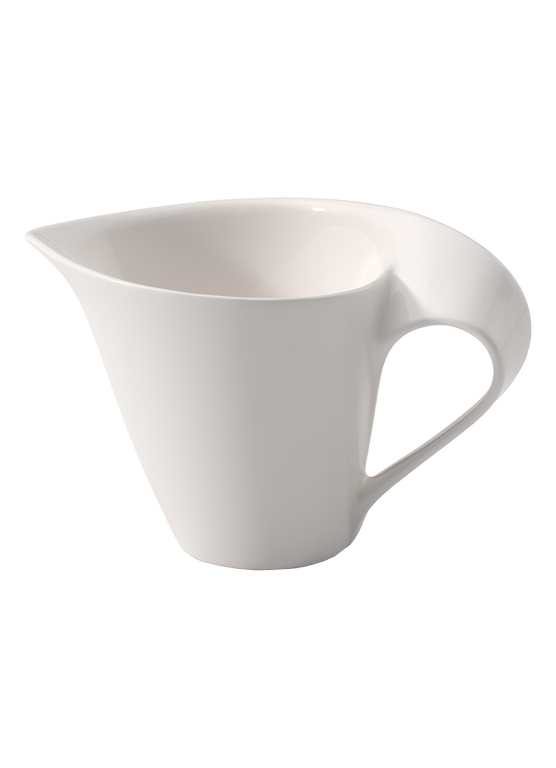 Villeroy & Boch NewWave melkkan 20 cl - voorkant 2 gebroken wit