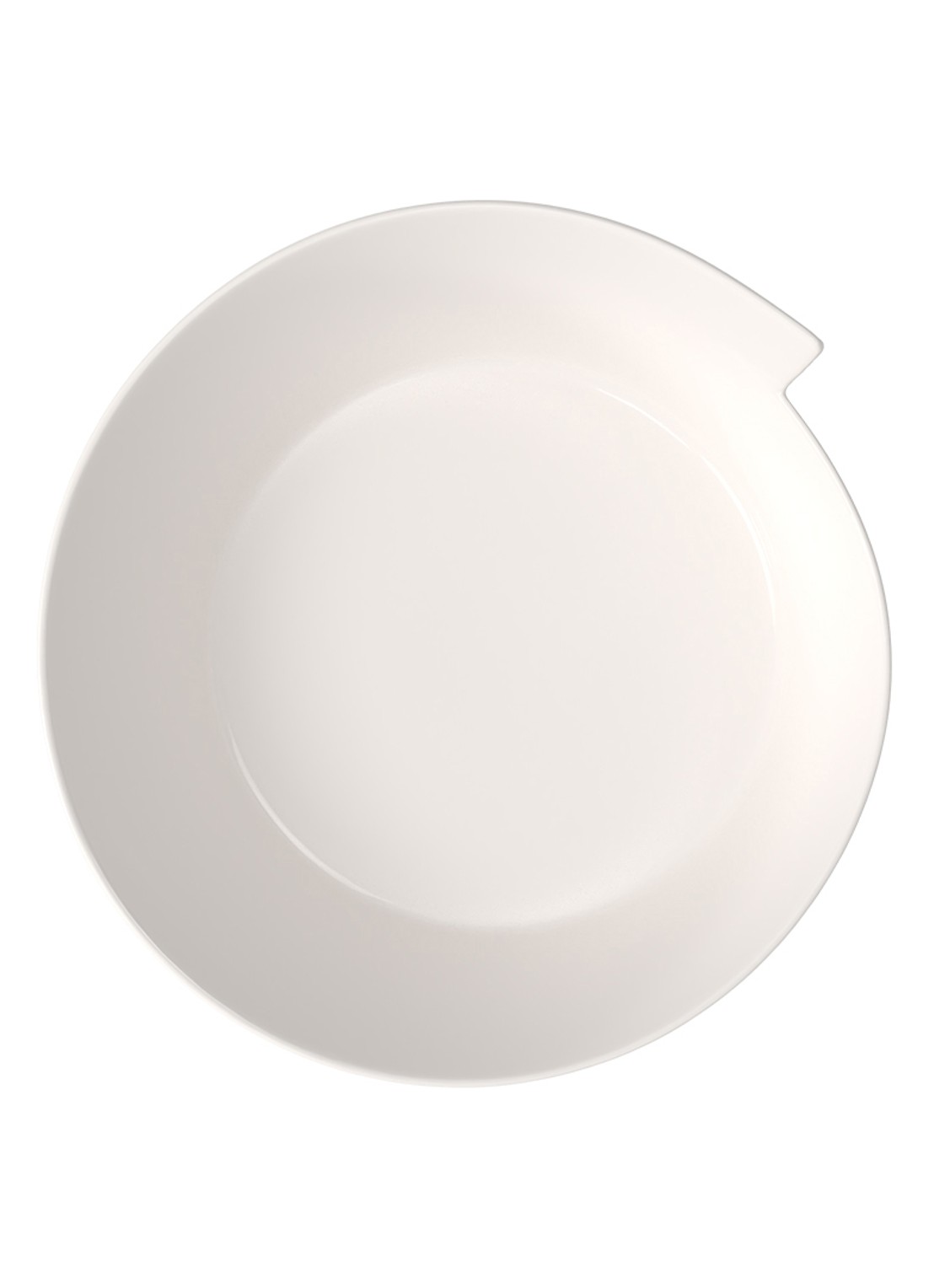 Villeroy & Boch NewWave saladeschaal 34 cm - voorkant 4 gebroken wit