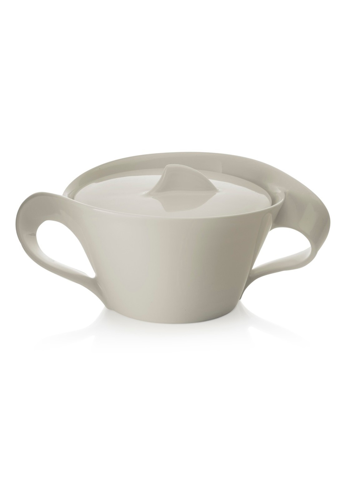 Villeroy & Boch NewWave suikerpot - voorkant gebroken wit