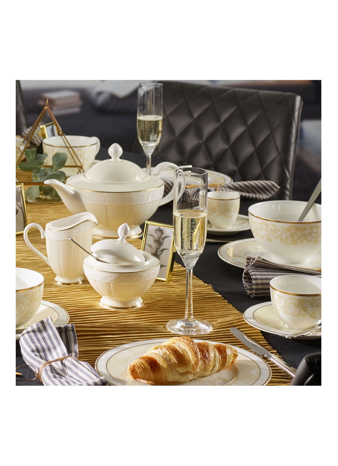 Villeroy & Boch Octavie champagneglas 16 cl - detail 2 transparant