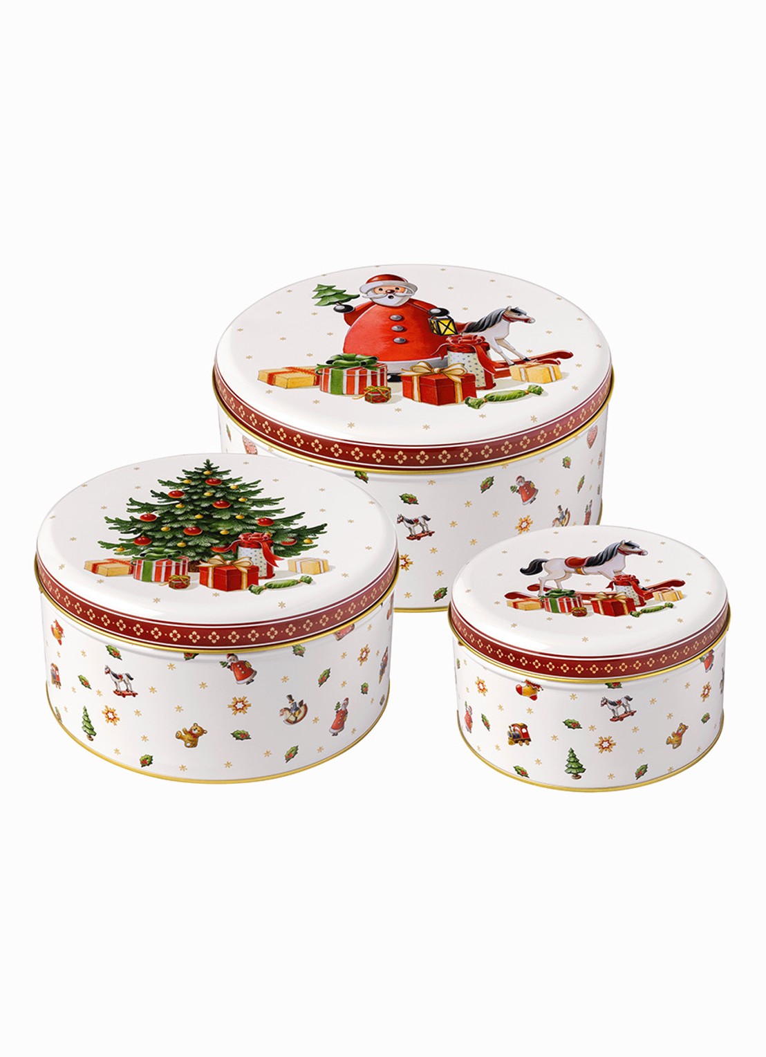 Villeroy & Boch Opbergblik set van 3 - voorkant multicolor