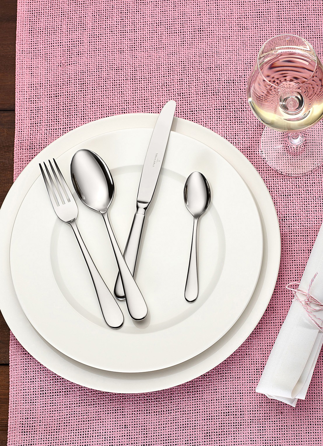Villeroy & Boch Oscar bestekset 24-delig - voorkant 2 zilver