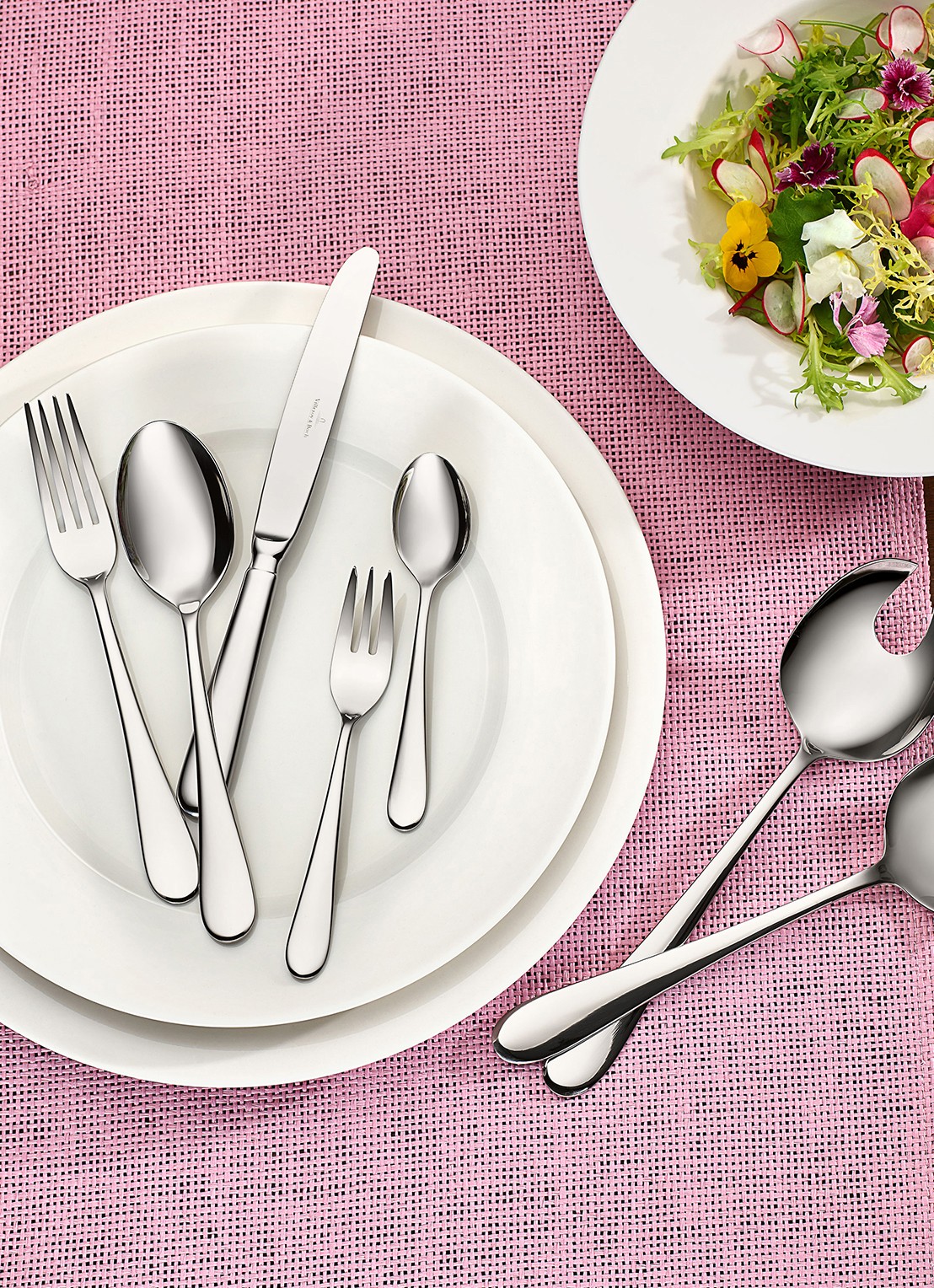 Villeroy & Boch Oscar bestekset 68-delig - voorkant 3 zilver
