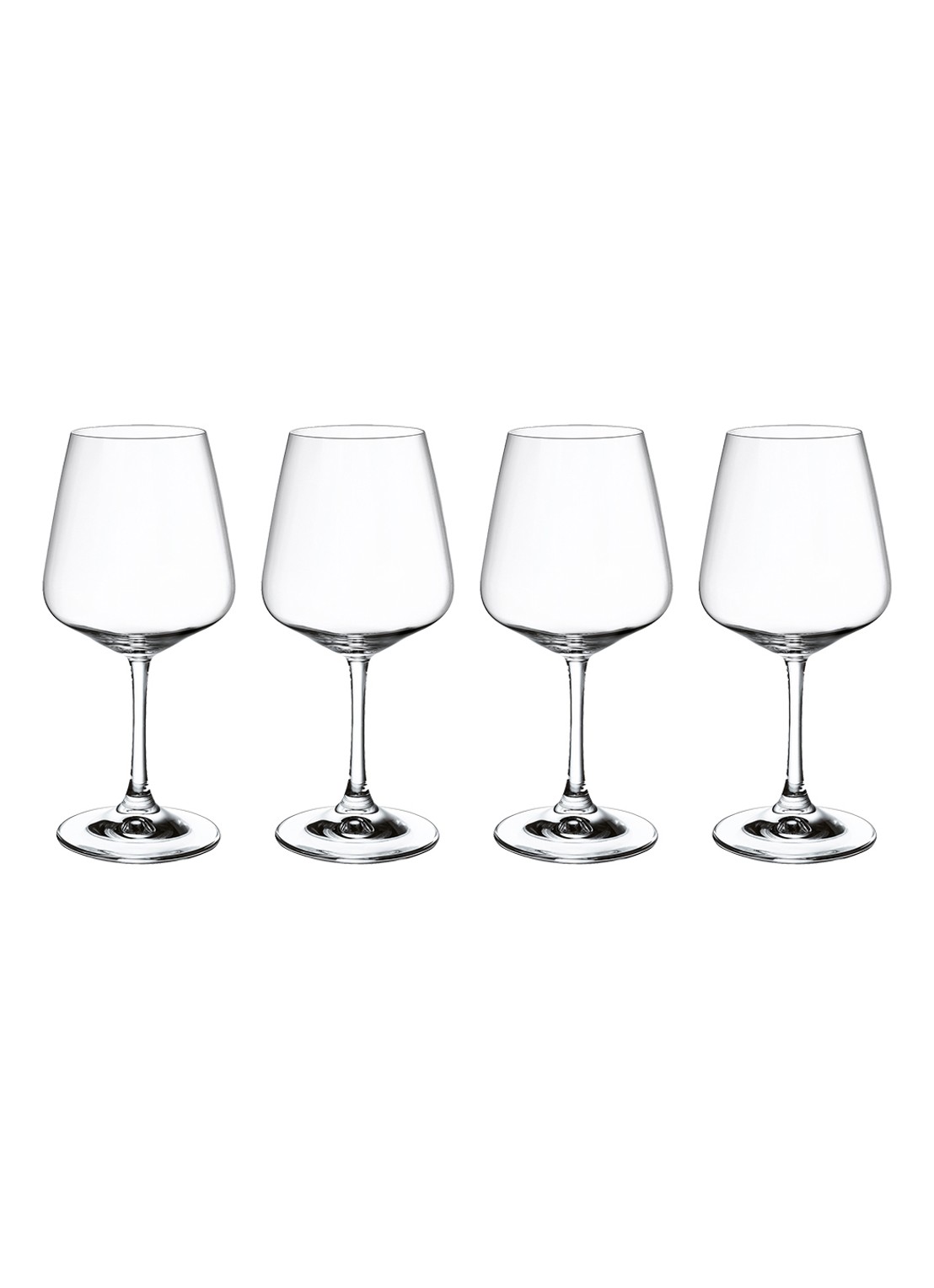 Villeroy & Boch Ovid rode wijnglas 59 cl 4-delig - voorkant 2 transparant
