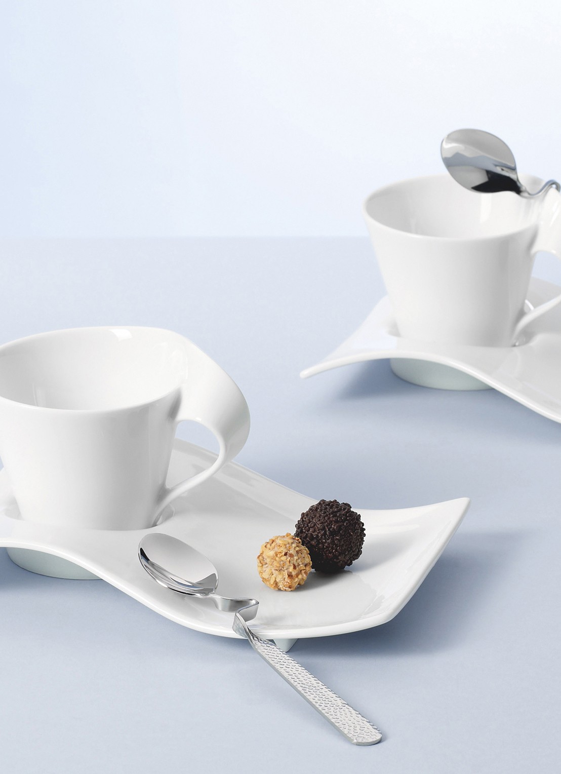 Villeroy & Boch Partyschaal groot NewWave - achterkant gebroken wit