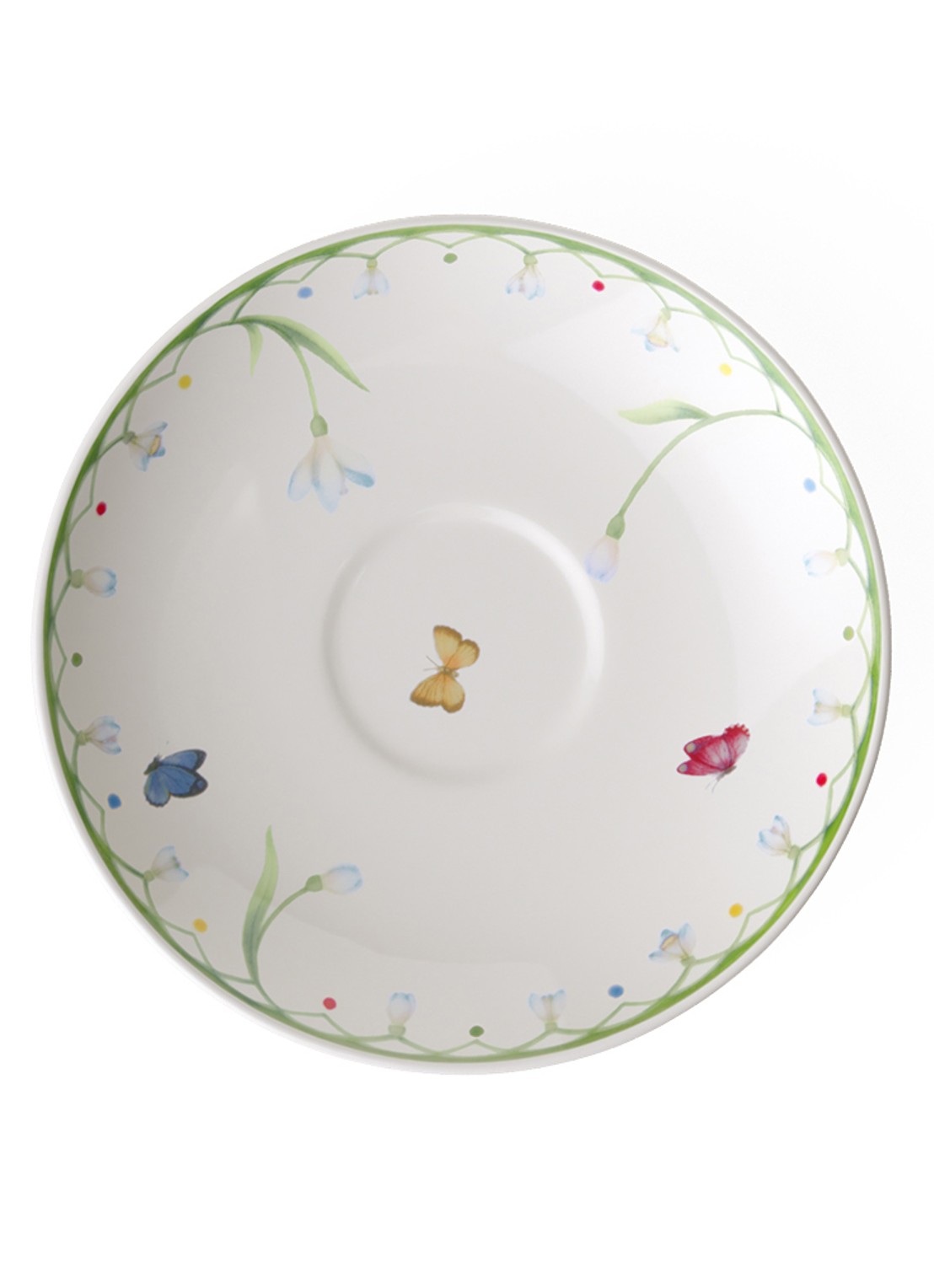 Villeroy & Boch Pasen Colourful Spring espresso-schotel - voorkant 2 lindegroen