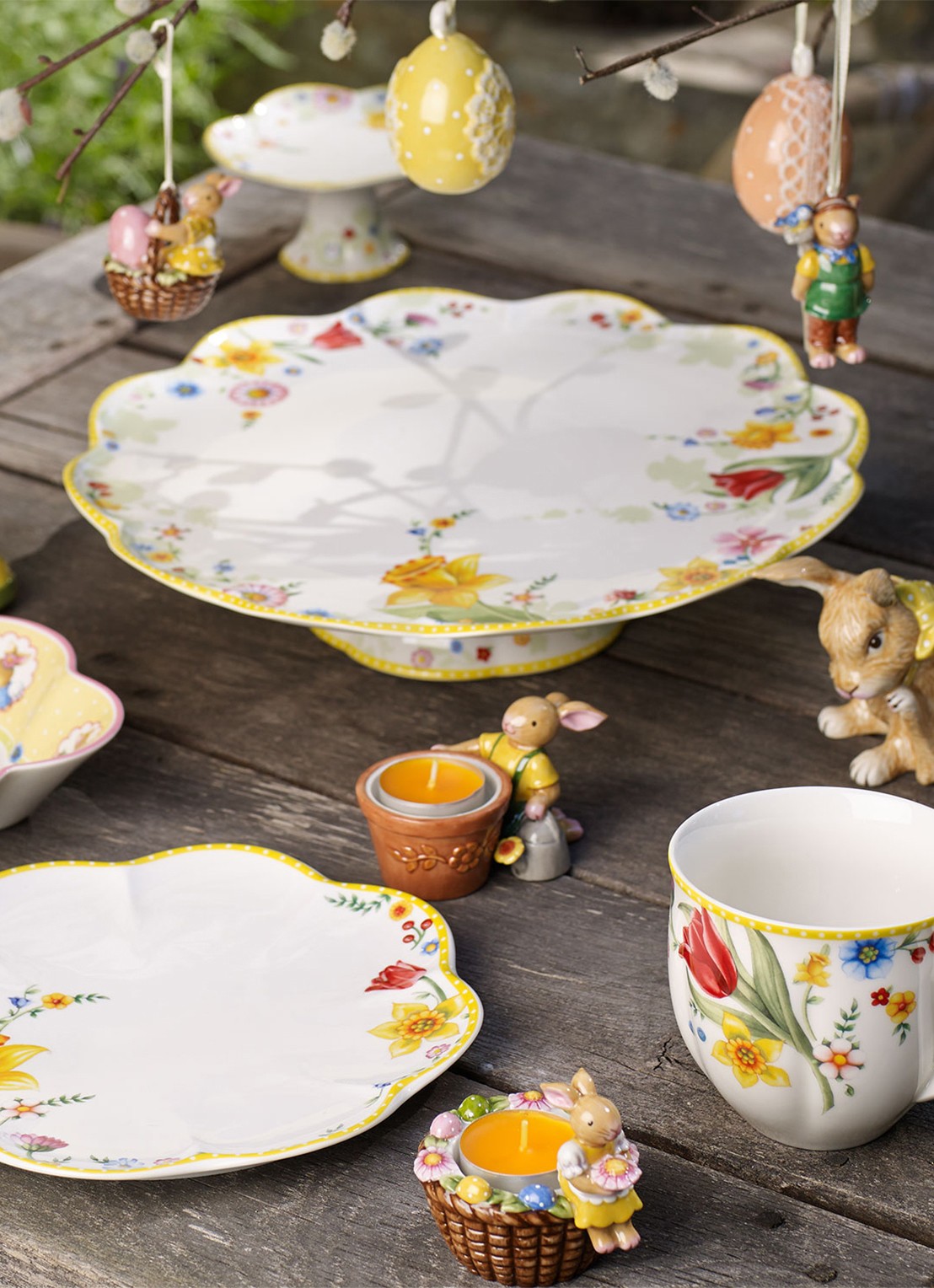 Villeroy & Boch Pasen Spring Awakening mok 40 cl - achterkant 4 geel