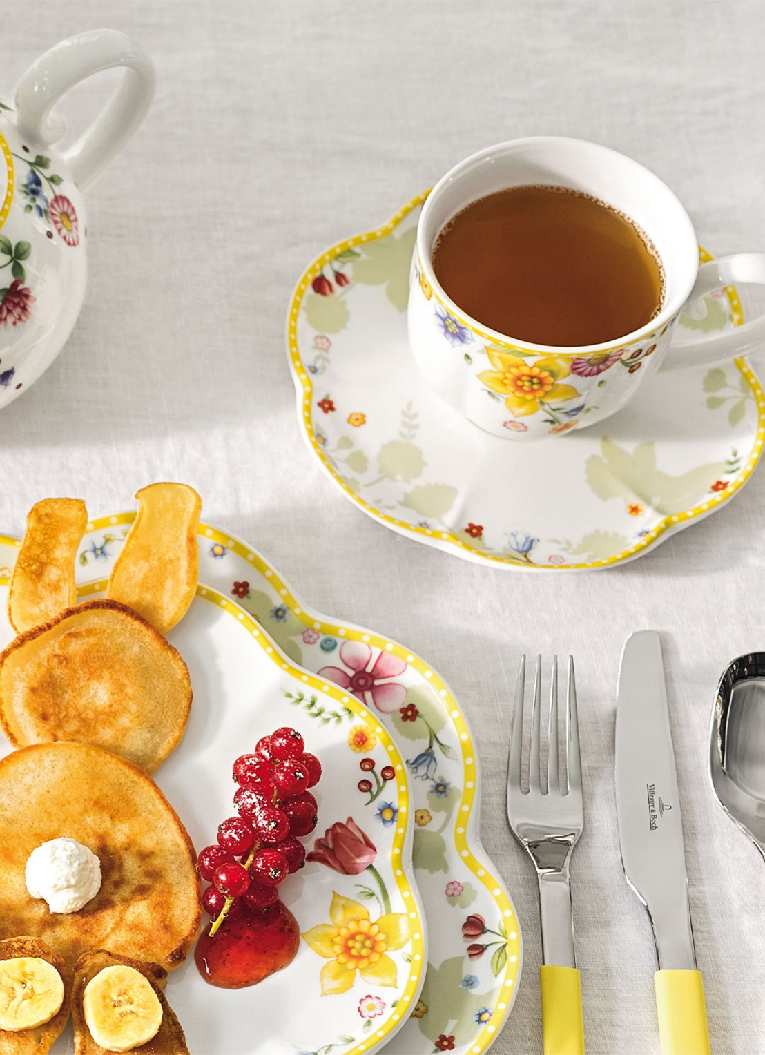 Villeroy & Boch Pasen Spring Awakening schotel 16,5 cm - achterkant 3 geel