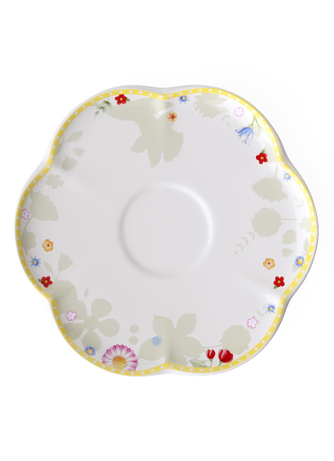 Villeroy & Boch Pasen Spring Awakening schotel 16,5 cm - voorkant geel