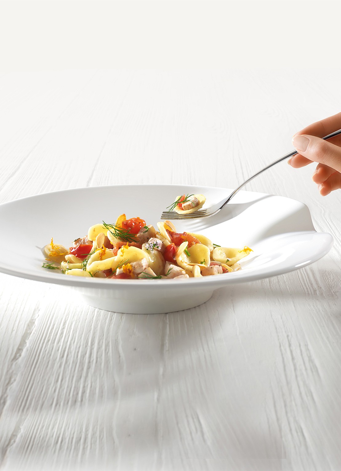Villeroy & Boch Pasta Passion pastabord 30,5 cm set van 2 - detail 4 gebroken wit
