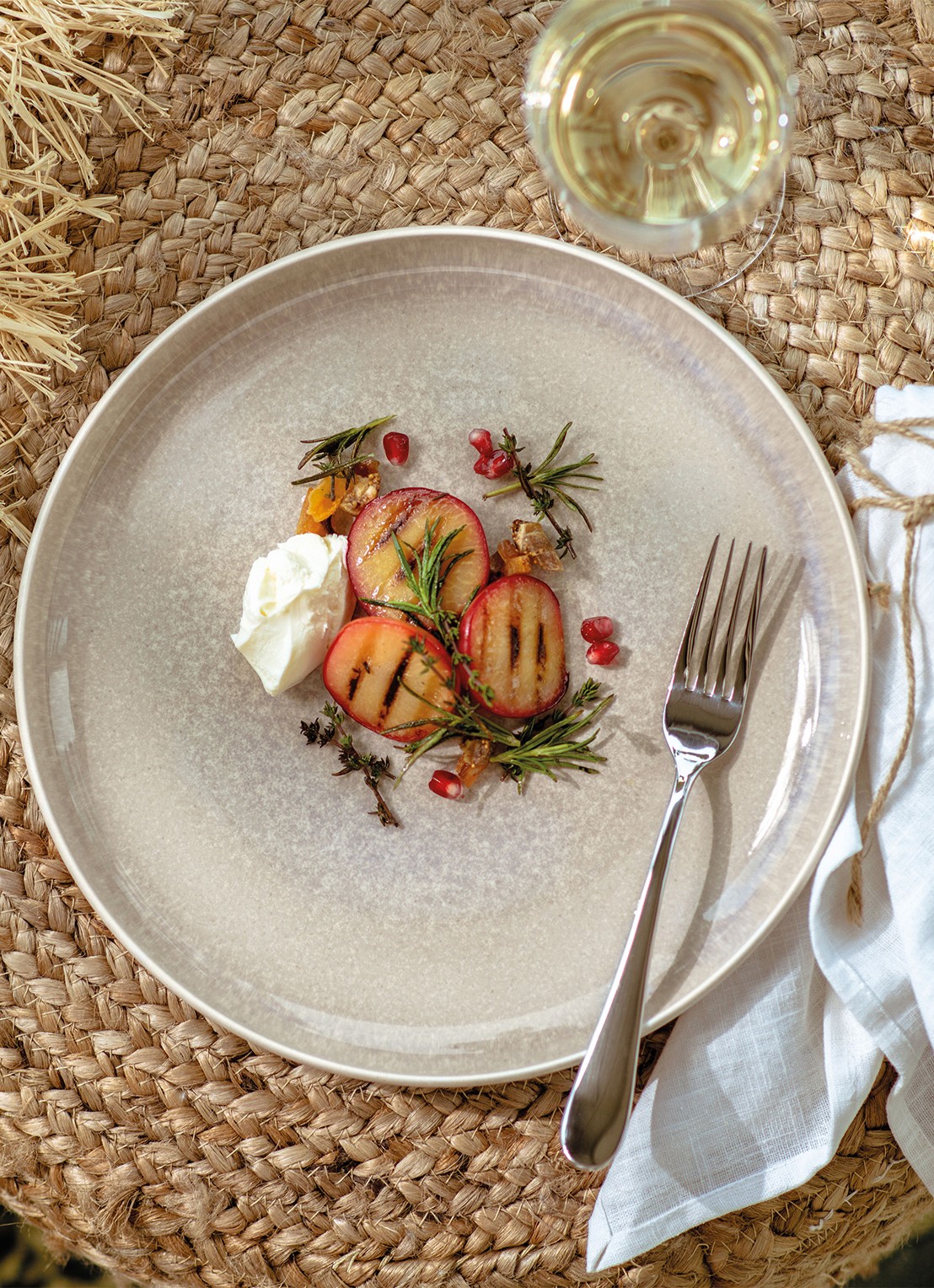 Villeroy & Boch Perlemor dinerbord 27 cm - detail creme