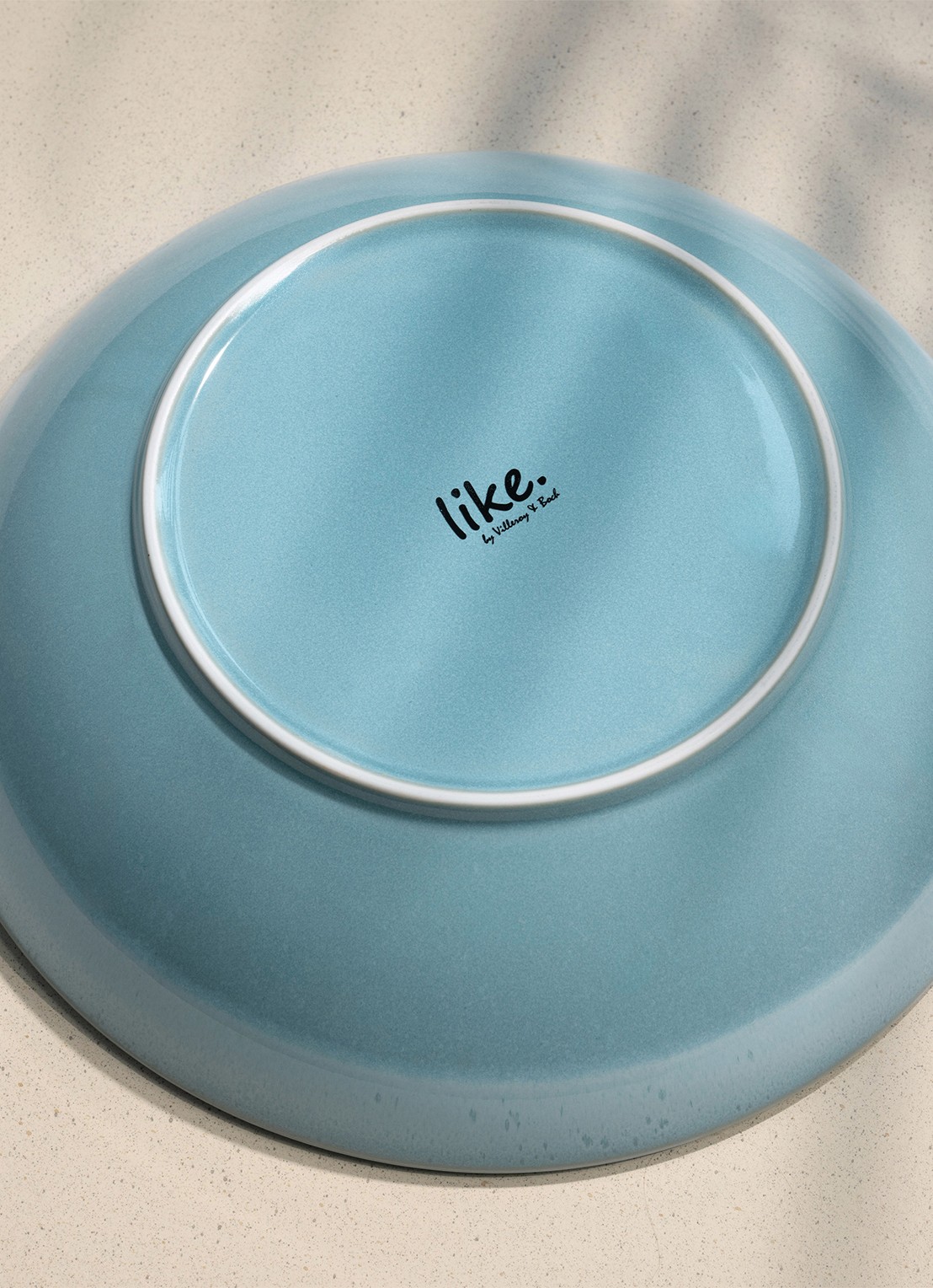 Villeroy & Boch Perlemor schaal 26 cm - voorkant 2 aquablauw