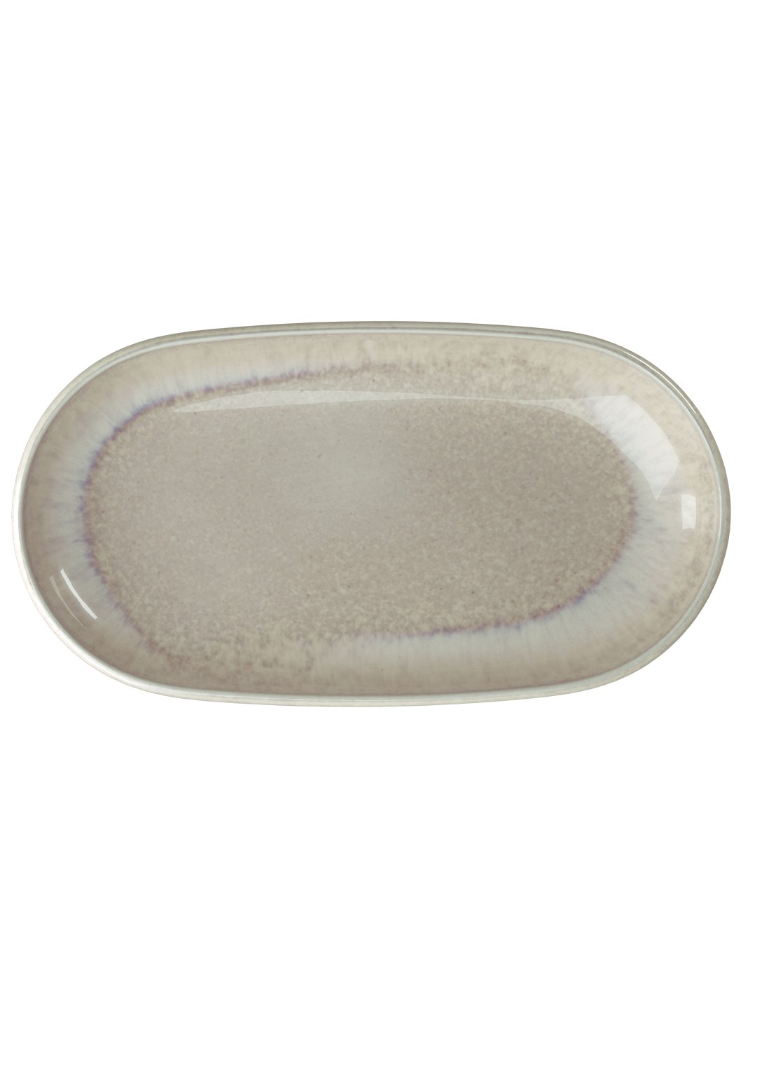 Villeroy & Boch Perlemor serveerschaal 23 x 12,5 cm - voorkant 3 zand