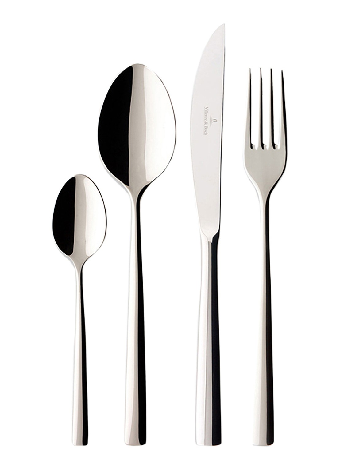 Villeroy & Boch Piemont bestekset 4-delig - voorkant undefined