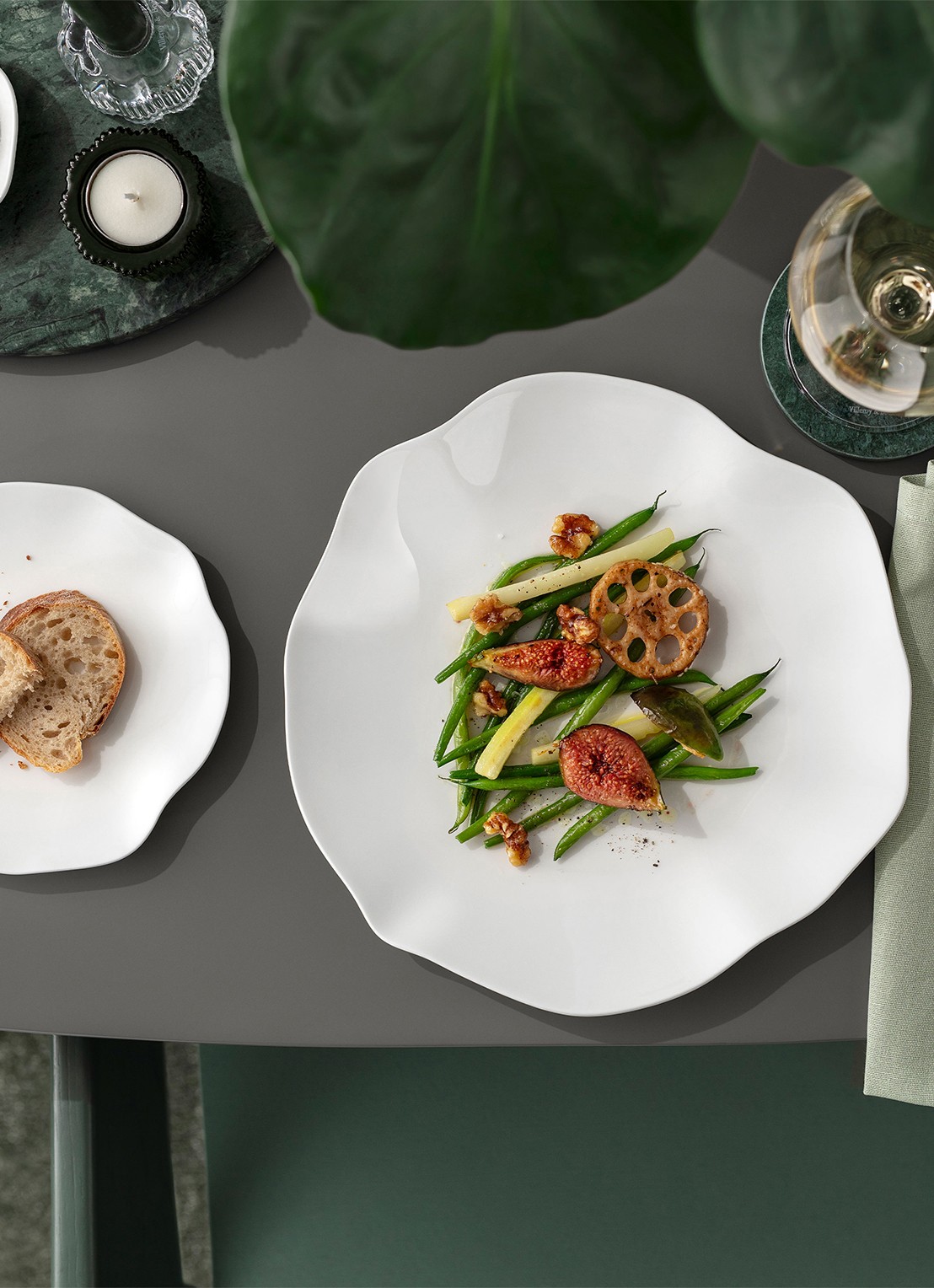 Villeroy & Boch Pura dinerbord 27 cm - achterkant 3 wit