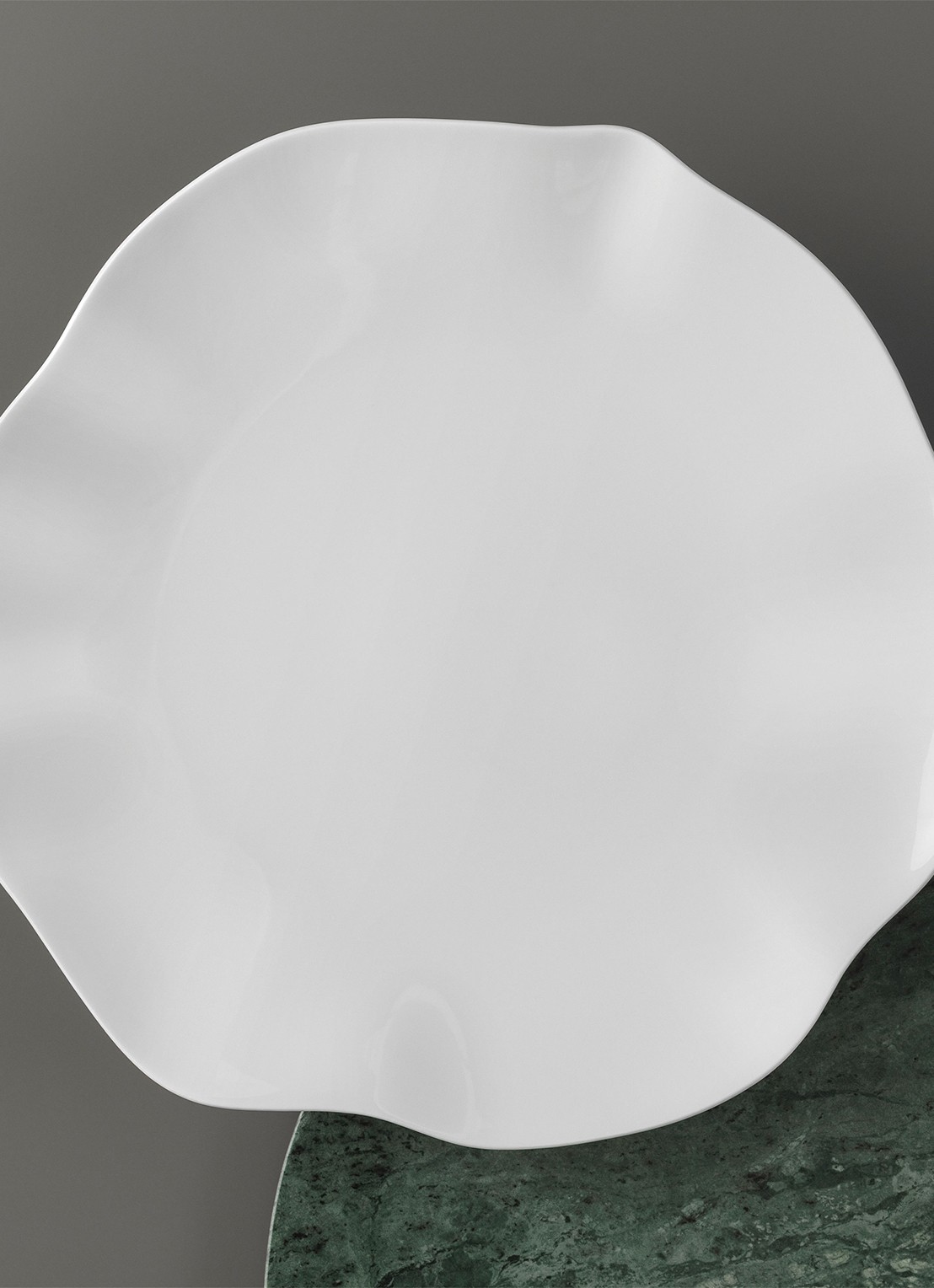 Villeroy & Boch Pura dinerbord 27 cm - voorkant 2 wit