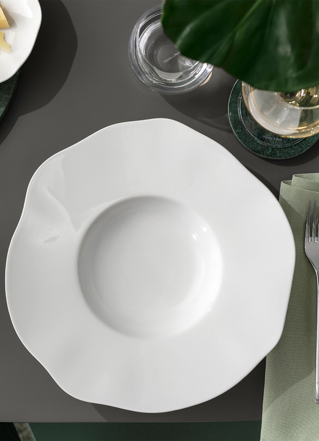 Villeroy & Boch Pura pastabord 29 cm - voorkant 3 wit