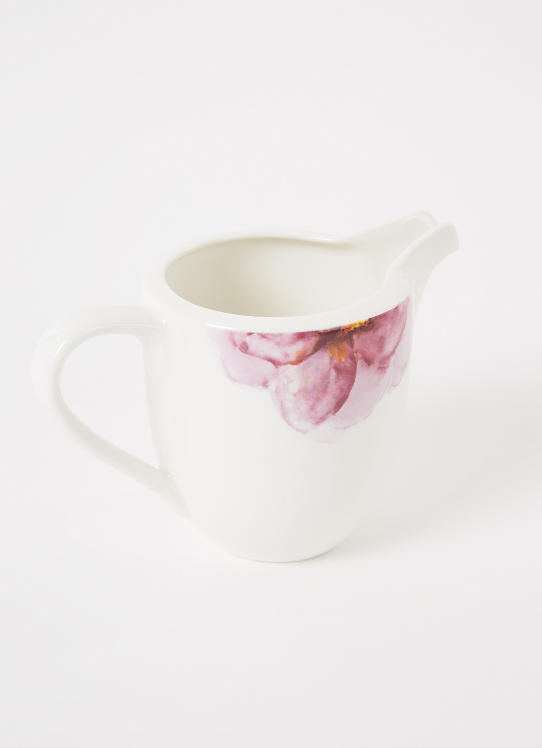 Villeroy & Boch Rose Garden melkkan 21 cl - voorkant 2 oudroze