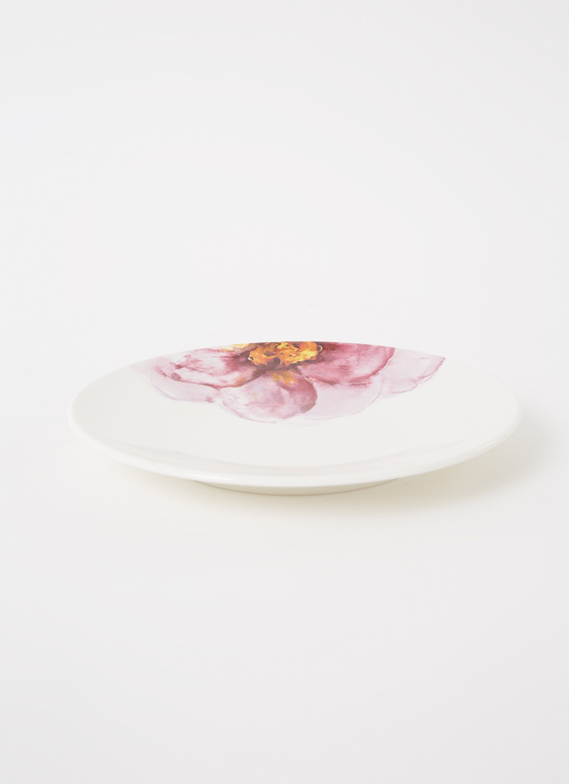 Villeroy & Boch Rose Garden ontbijtbord 21 cm - voorkant 2 oudroze