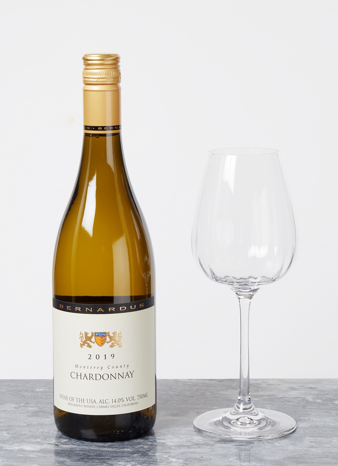 Villeroy & Boch Rose Garden witte wijnglas 43 cl set van 4 - voorkant 3 transparant