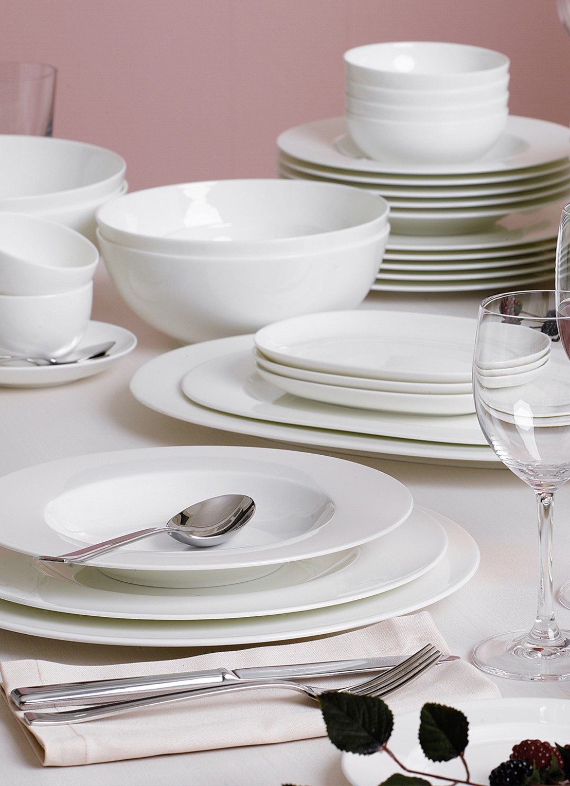 Villeroy & Boch Royal dinerbord 27 cm - detail 2 gebroken wit