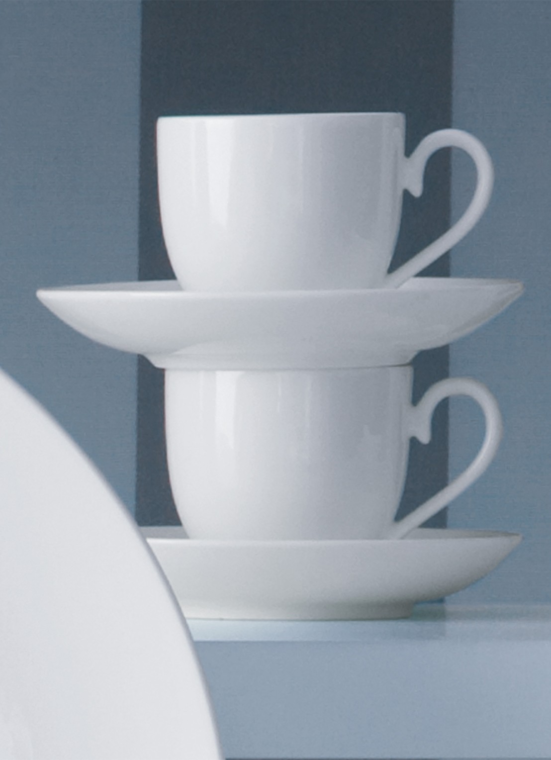 Villeroy & Boch Royal espressokop 10 cl - voorkant 2 gebroken wit