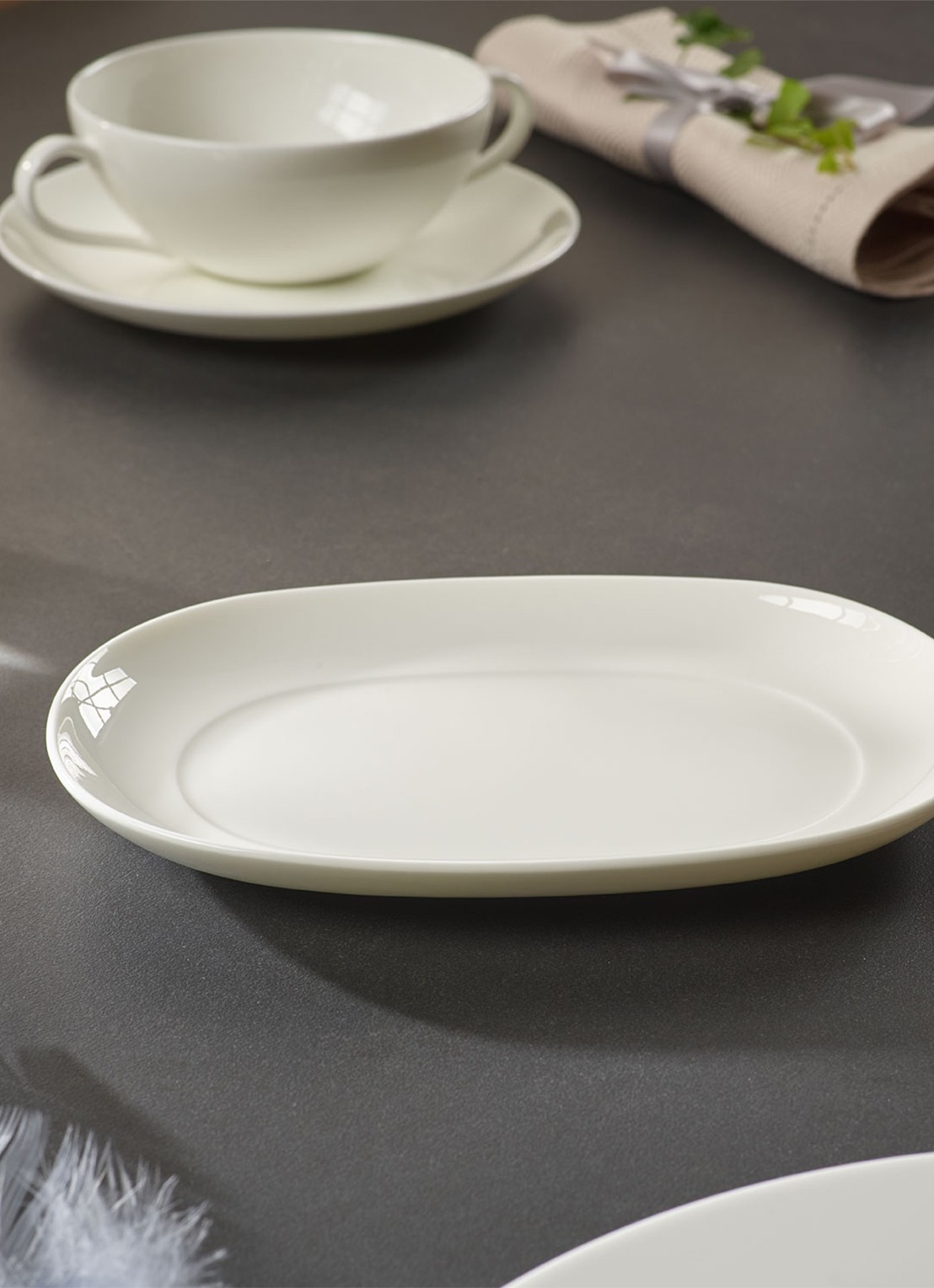 Villeroy & Boch Royal schaal 20 cm - detail 4 gebroken wit