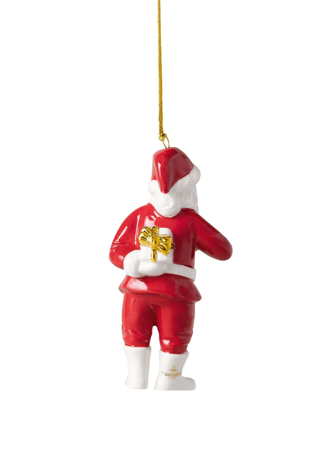 Villeroy & Boch Santa 2026 kersthanger 11 cm - voorkant 5 rood
