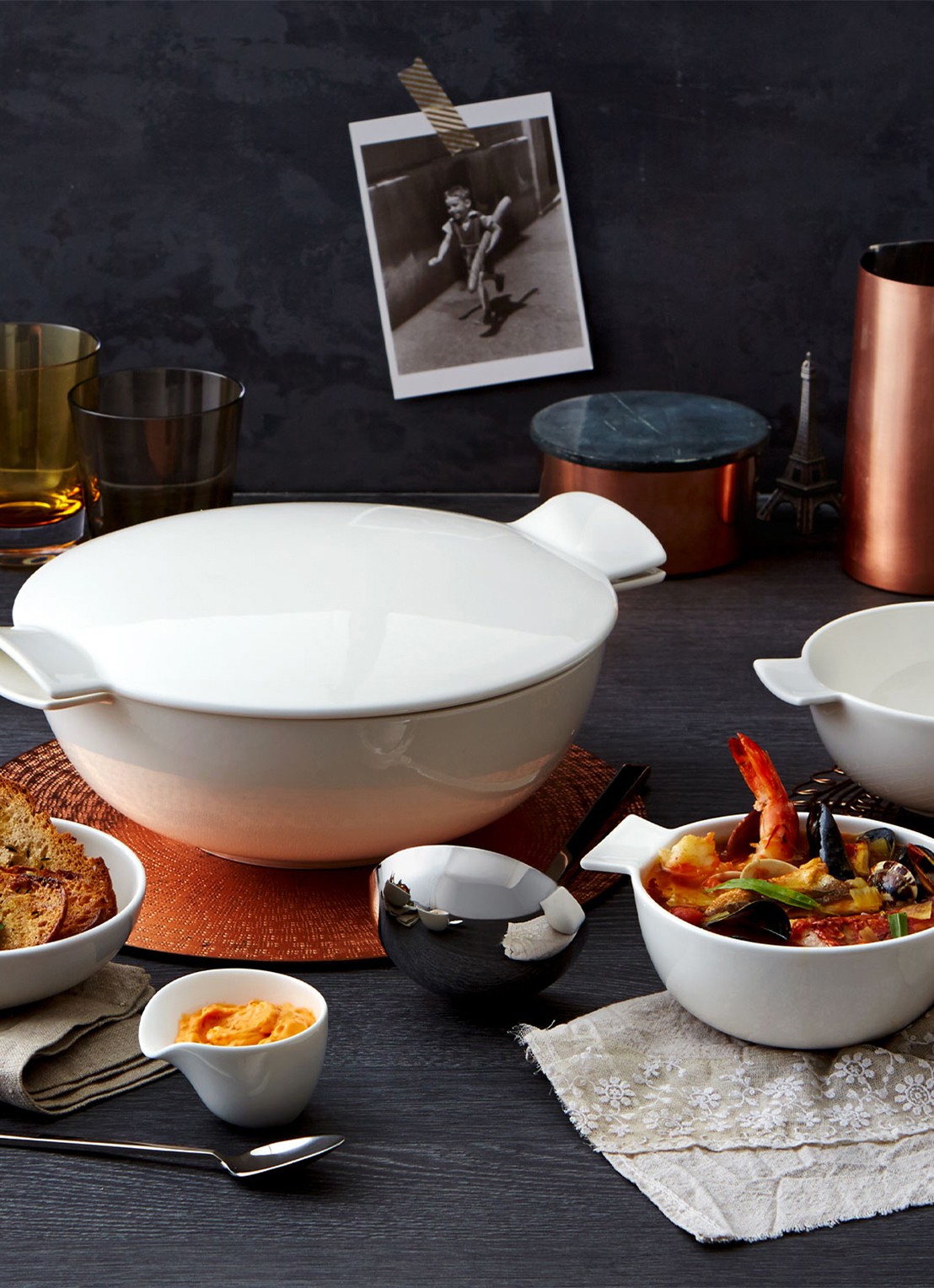 Villeroy & Boch Soup Passion terrine met deksel 31 cm - detail 4 gebroken wit