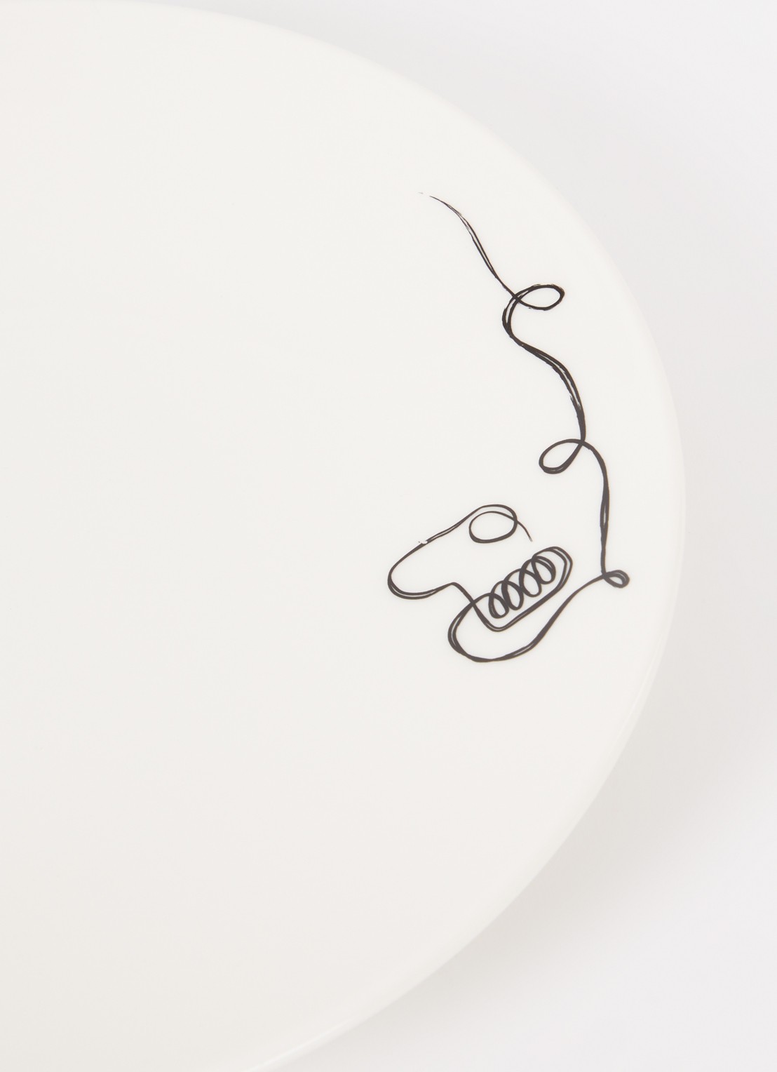 Villeroy & Boch Statement Lines ontbijtbord 21 cm - detail 3 wit