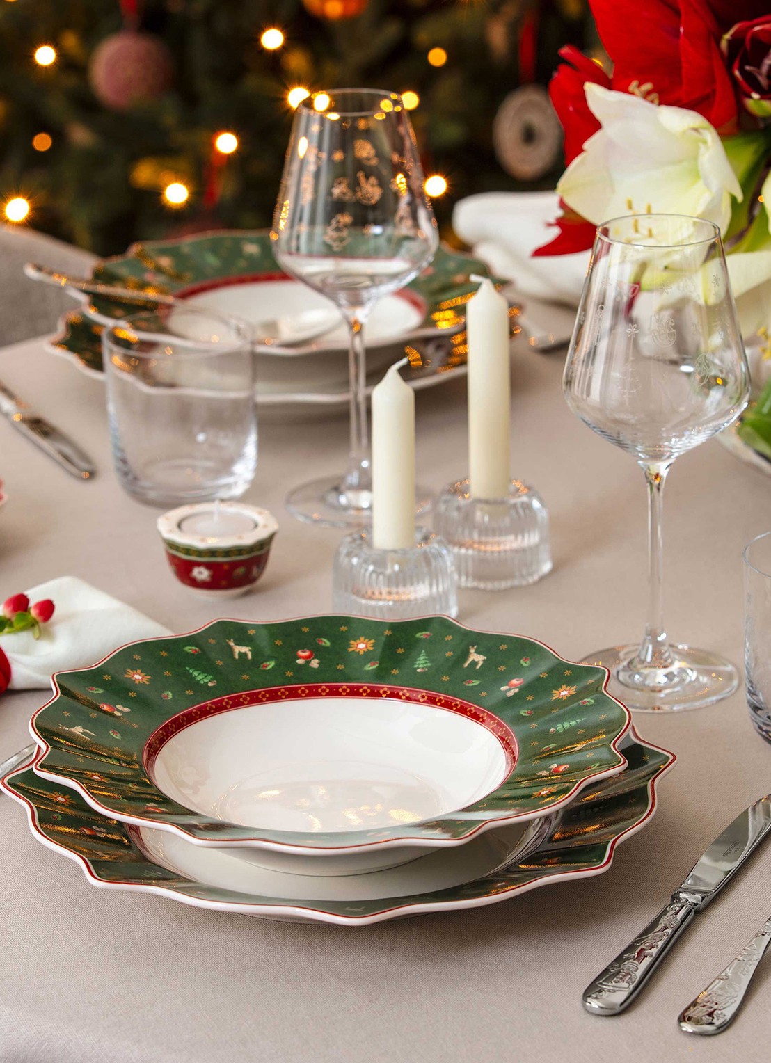 Villeroy & Boch Toy's Delight diep bord 26 cm - voorkant 3 donkergroen