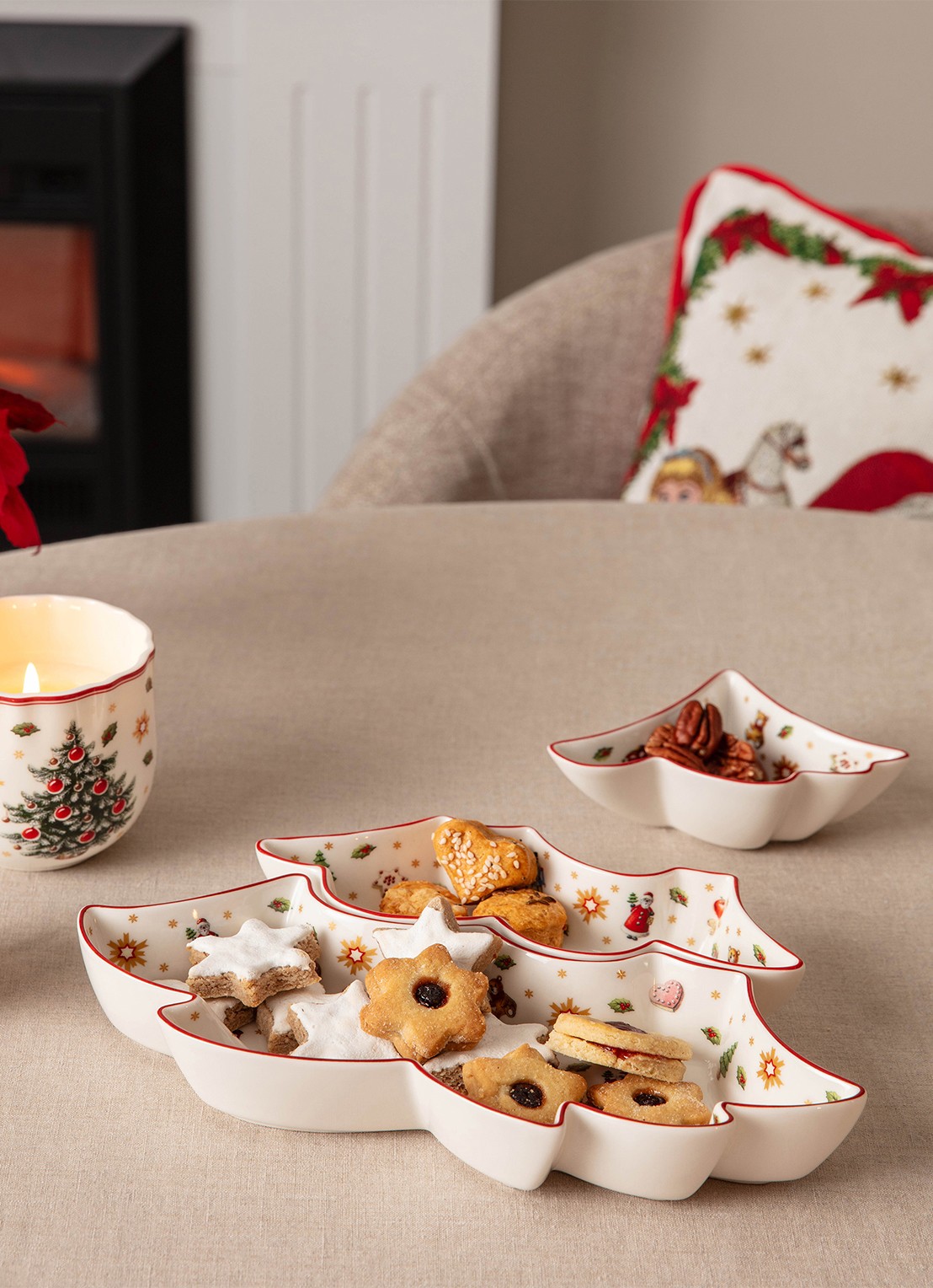 Villeroy & Boch Toy's Delight dipschaal set van 3 - achterkant rood