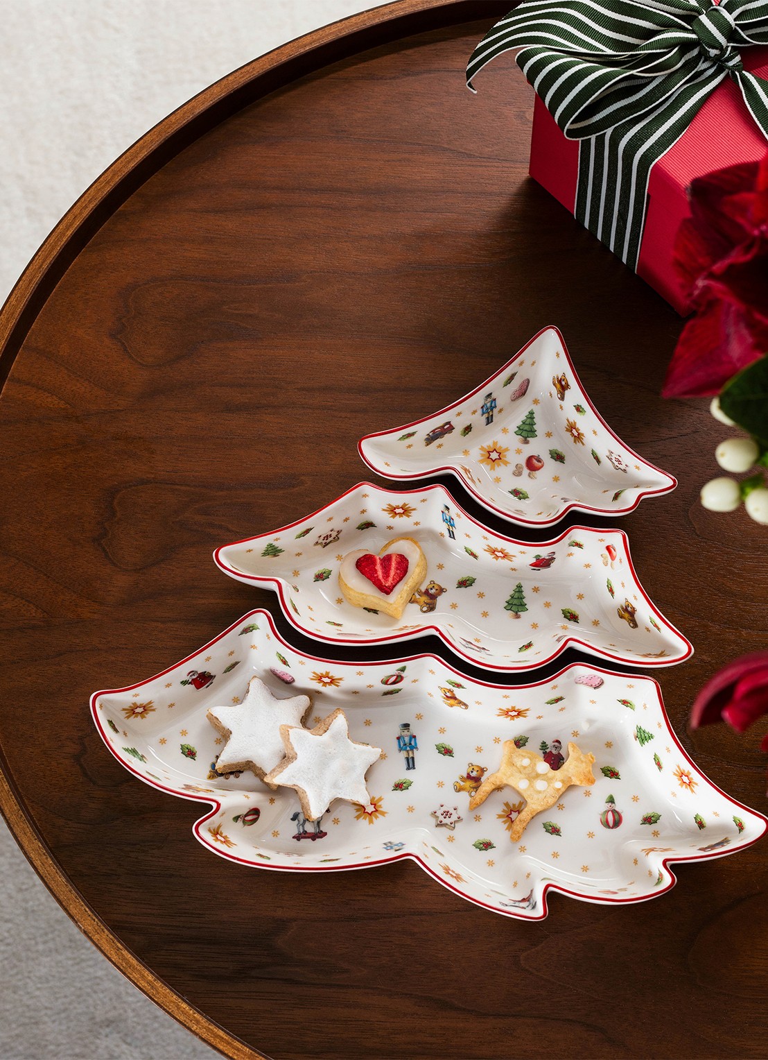 Villeroy & Boch Toy's Delight dipschaal set van 3 - voorkant 3 rood