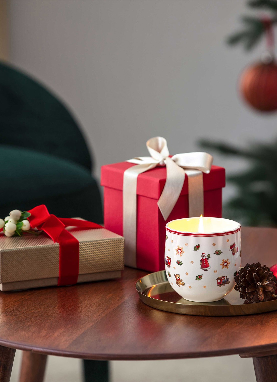 Villeroy & Boch Toy's Delight geurkaars - voorkant 2 gebroken wit