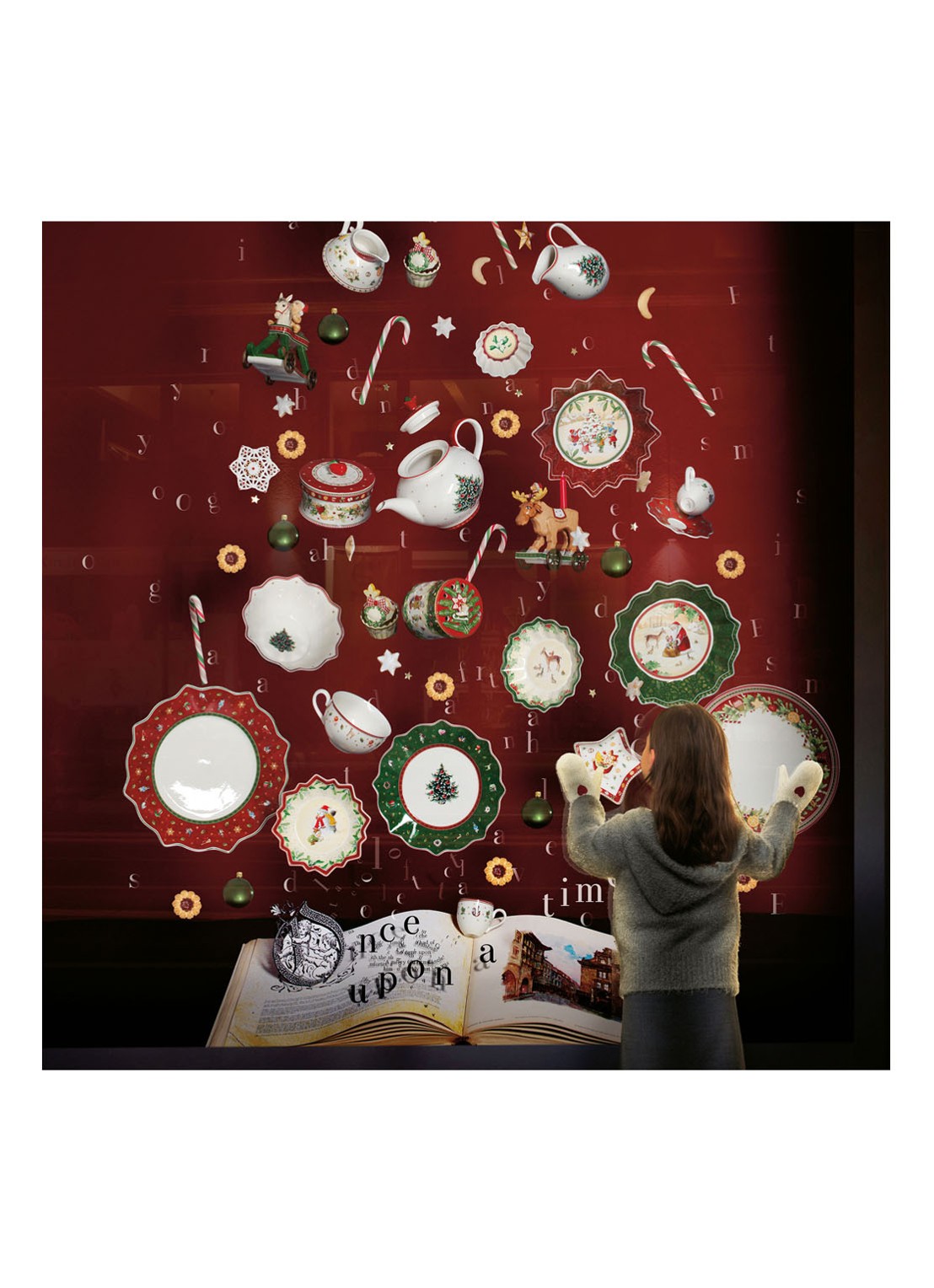 Villeroy & Boch Toy's Delight Kerst dinerbord 29 cm - detail 3 groen