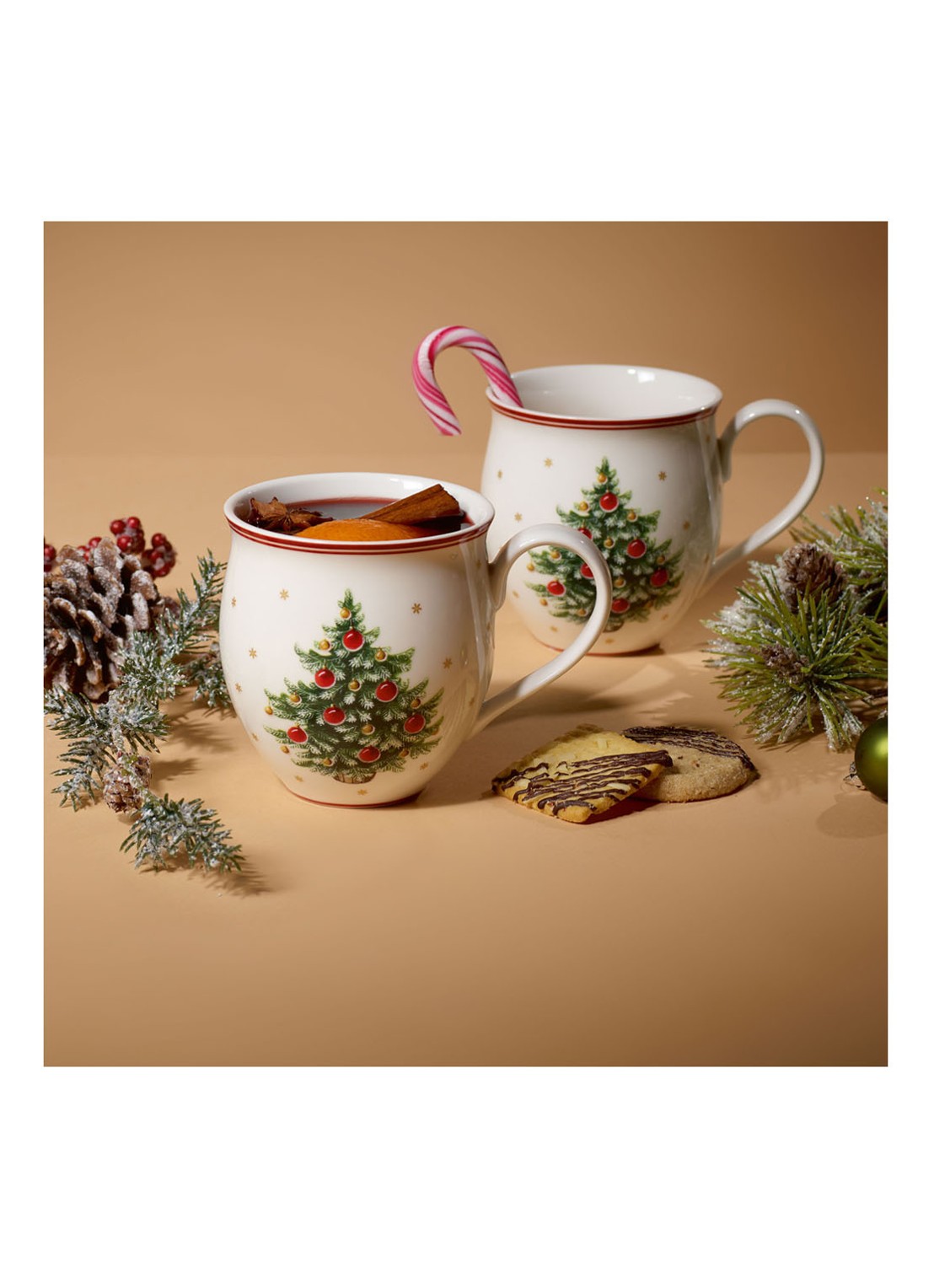 Villeroy & Boch Toy's Delight kerst kopje 34 cl- set van 2 - detail 2 gebroken wit
