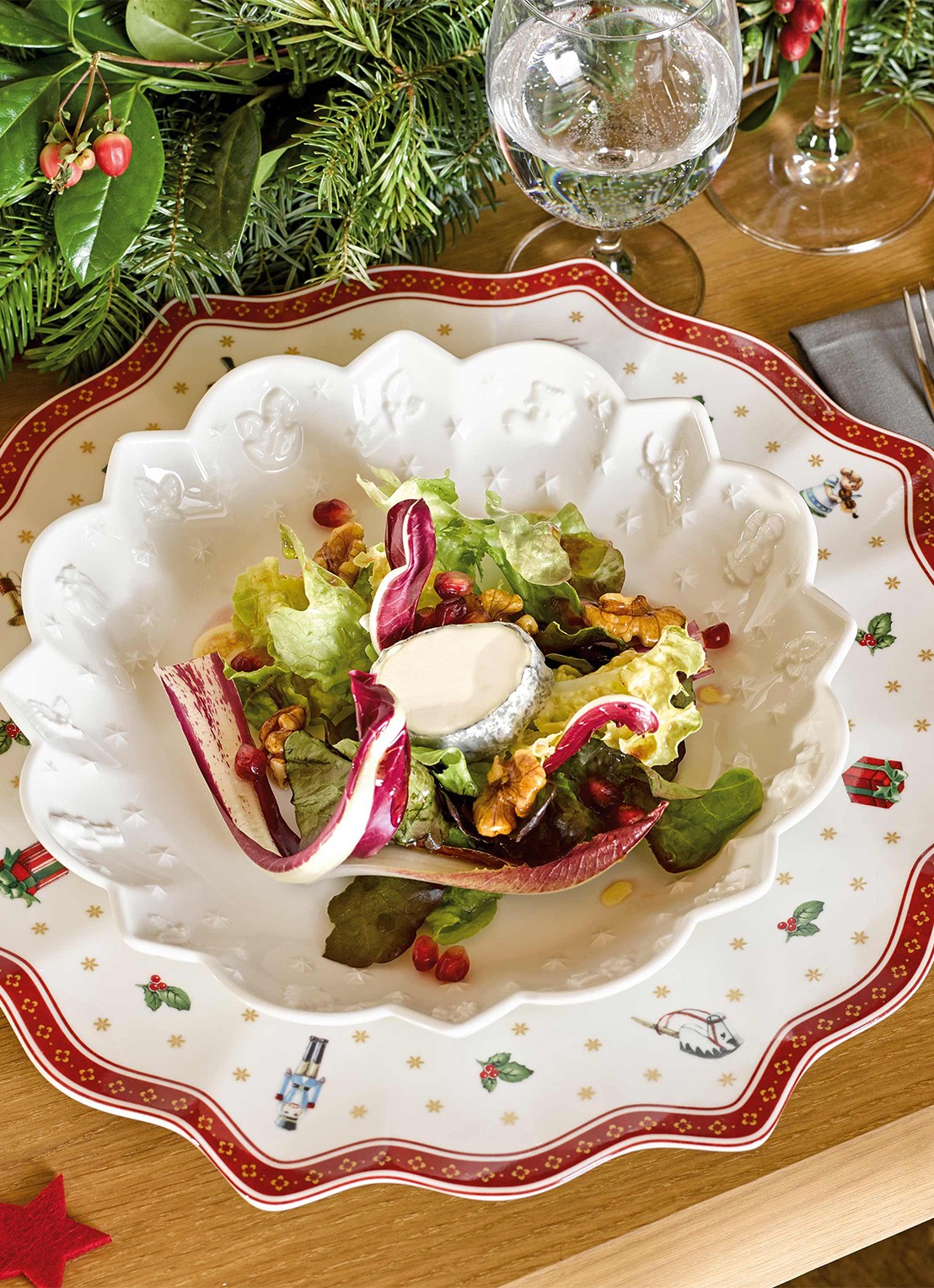 Villeroy & Boch Toy's Delight Kerst onderbord 31 cm - detail 5 gebroken wit
