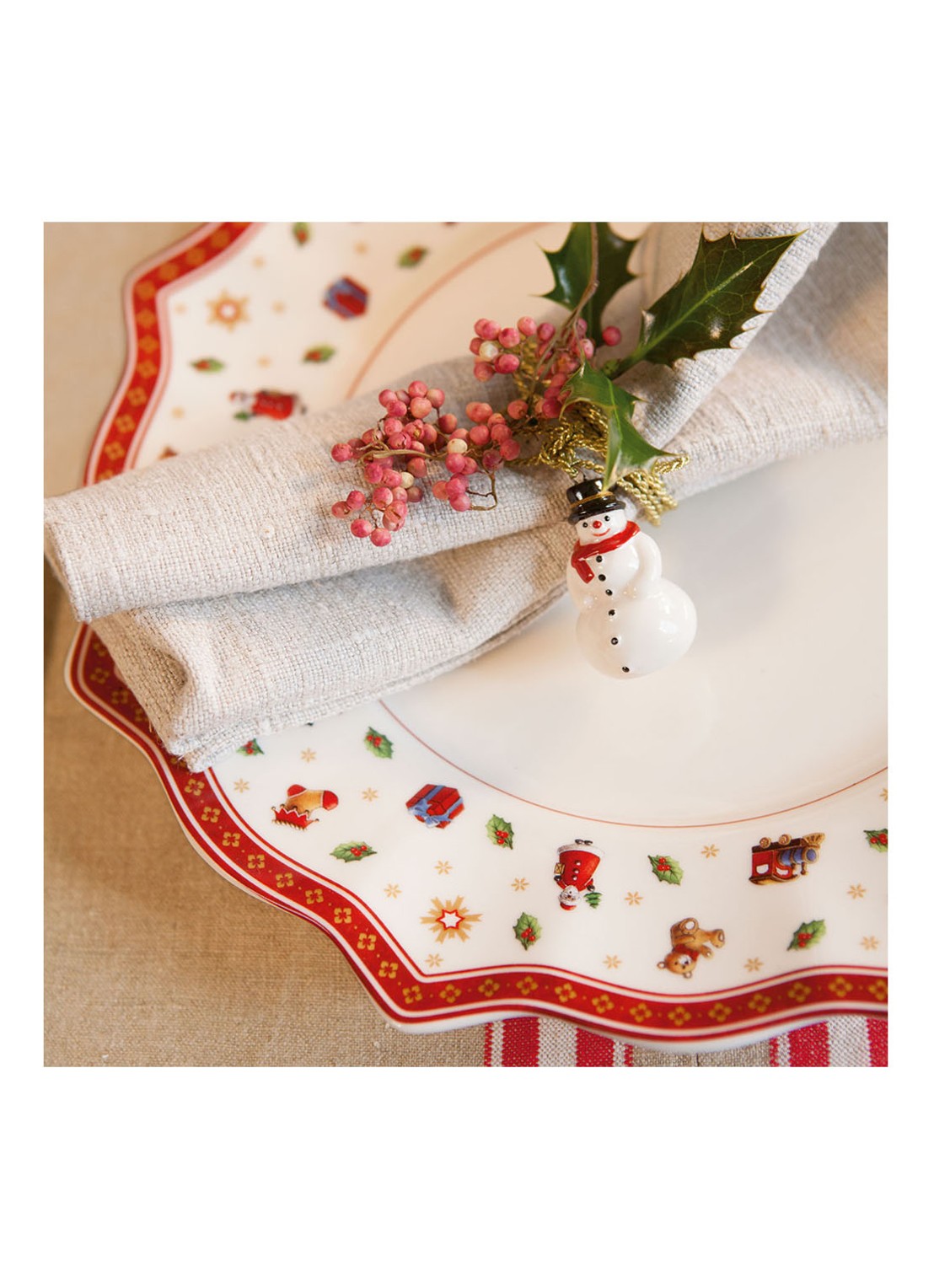 Villeroy & Boch Toy's Delight Kerst onderbord 31 cm - detail 6 gebroken wit